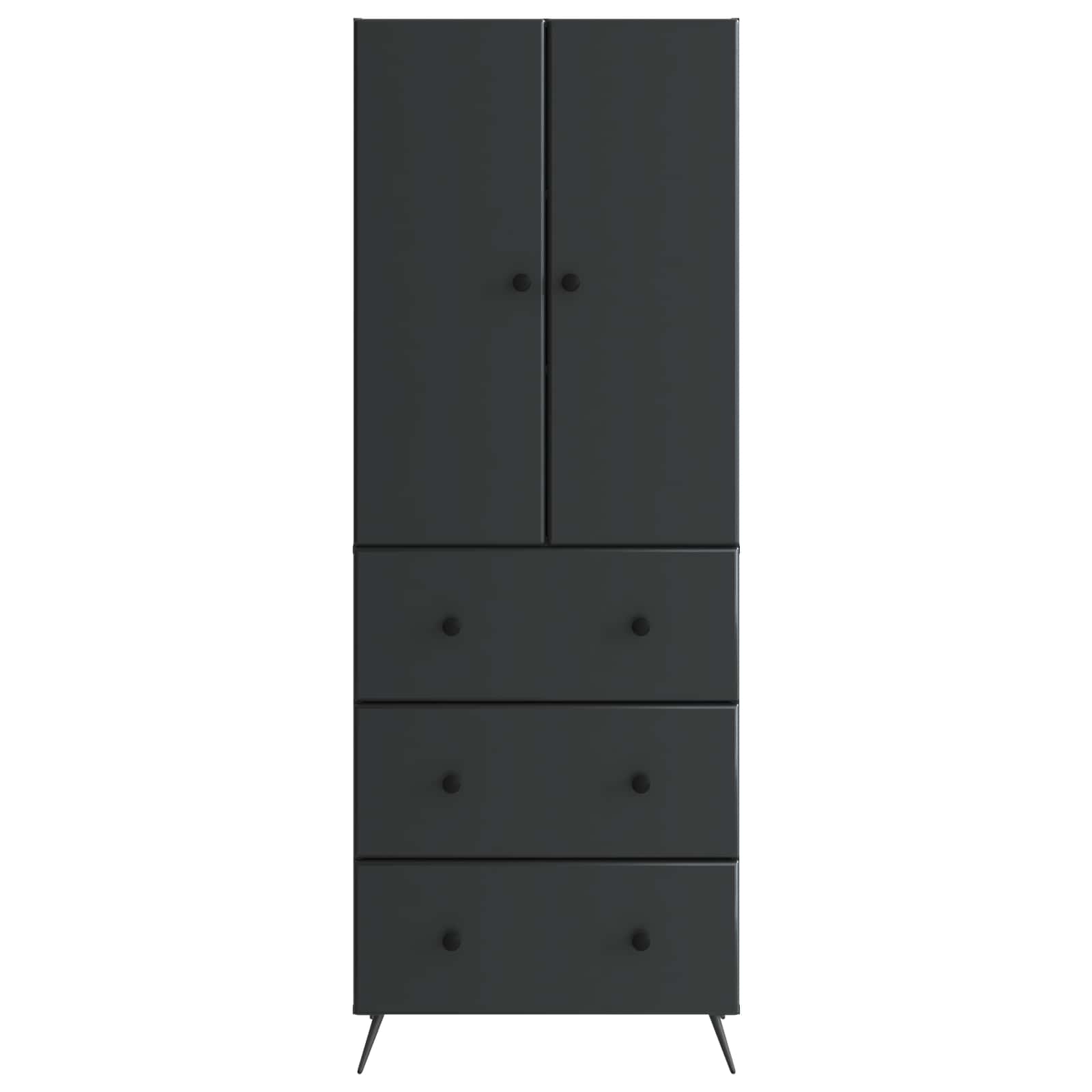 Ensemble de Meubles 2 pcs Noir 66 x 34,5 x 90 cm - XIOS