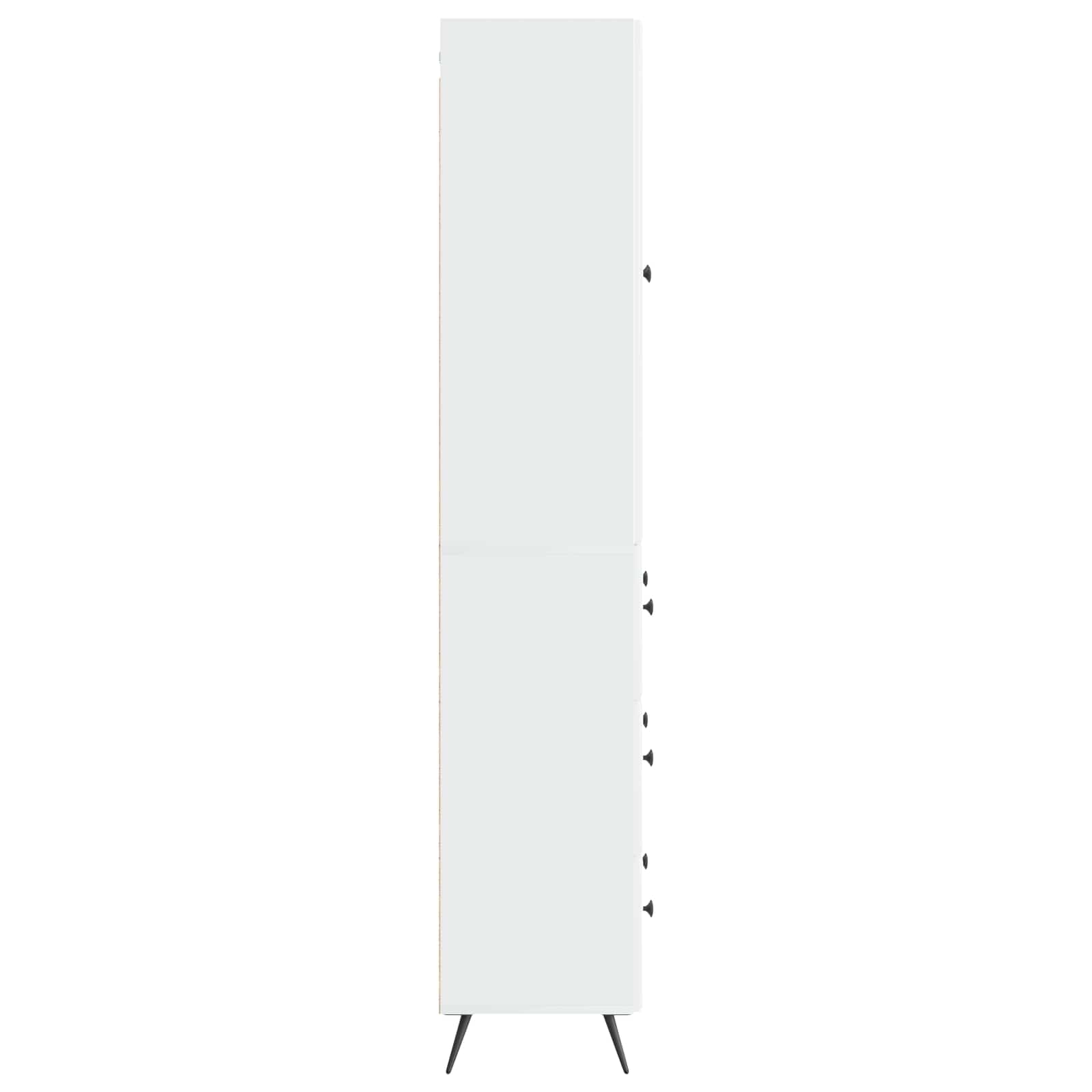 Ensemble de Meubles 2 pcs Blanc brillant 66 x 34,5 x 90 cm - XIOS
