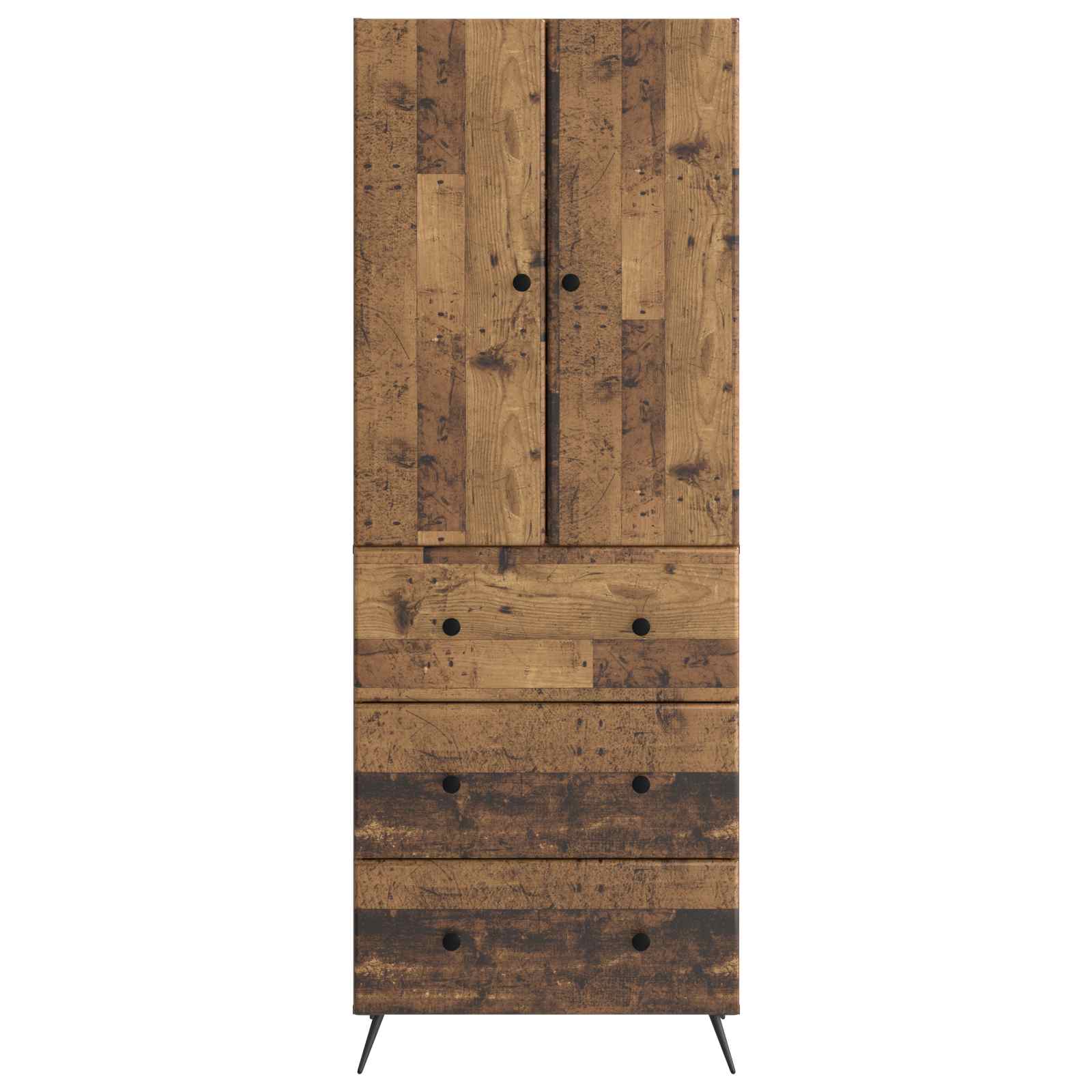 Ensemble de Meubles 2 pcs Bois ancien 66 x 34,5 x 90 cm - XIOS