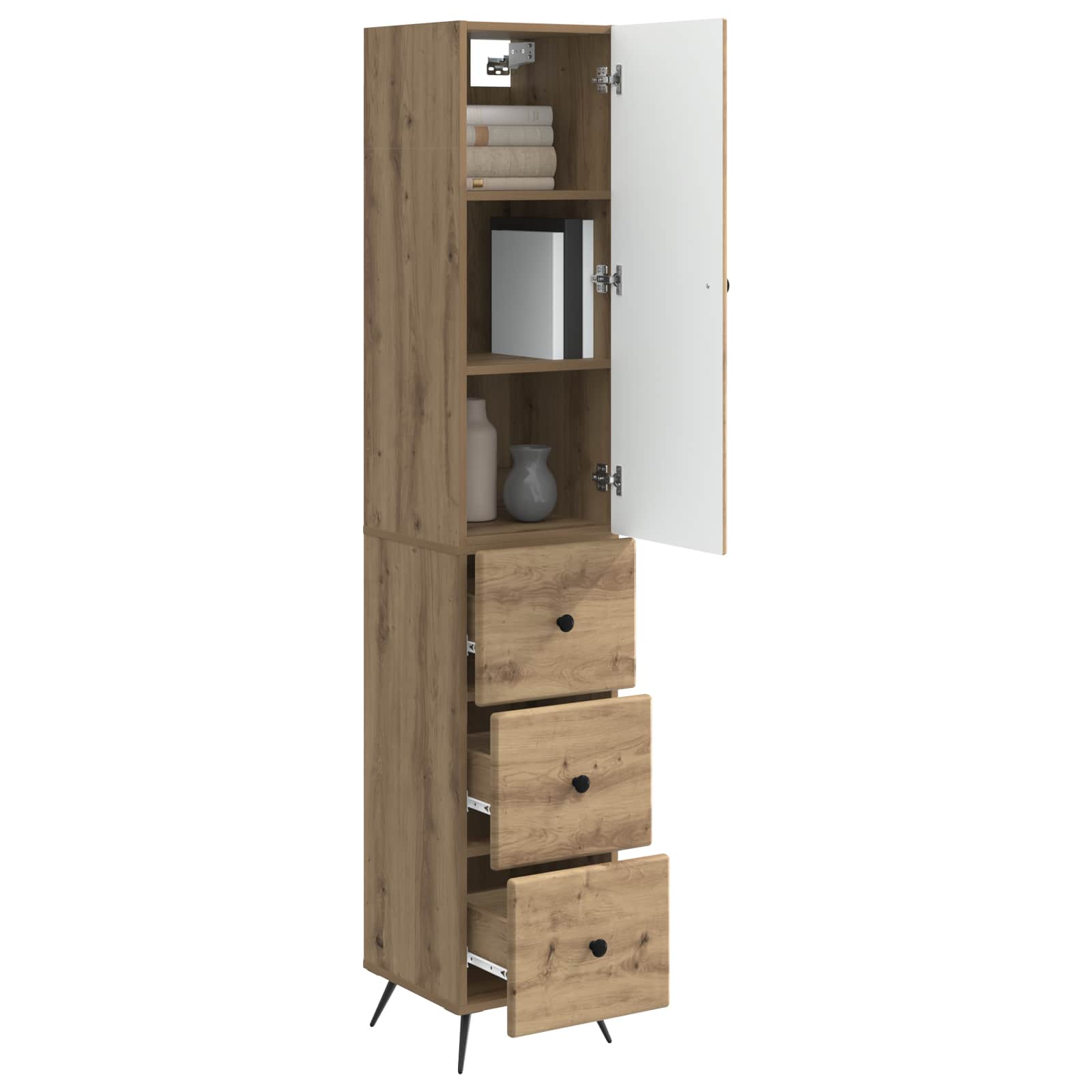 Ensemble de Meubles 2 pcs Chêne artisanal 34,5 x 34,5 x 90 cm - XIOS