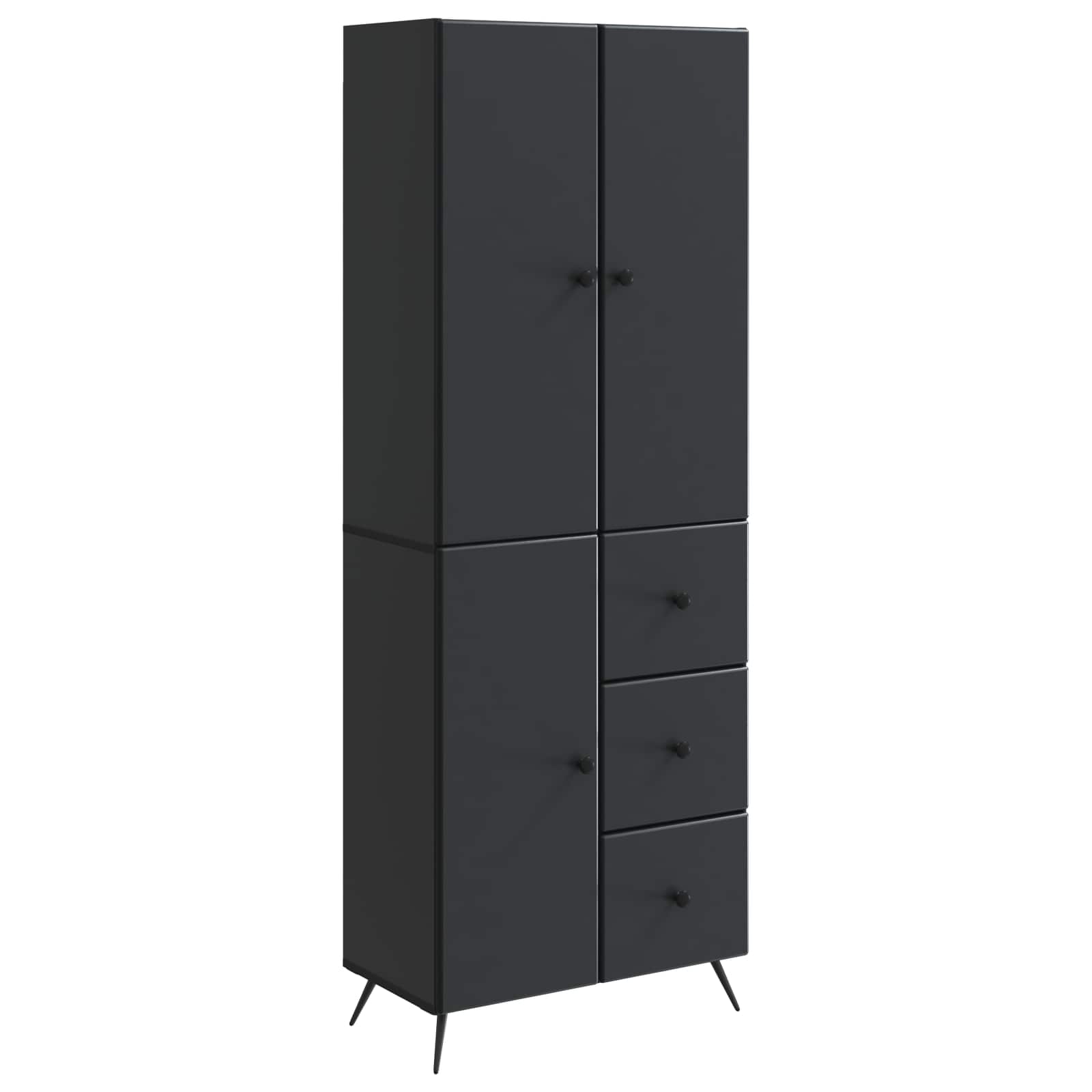 Ensemble de Meubles 2 pcs Noir Bois d'ingénierie - XIOS