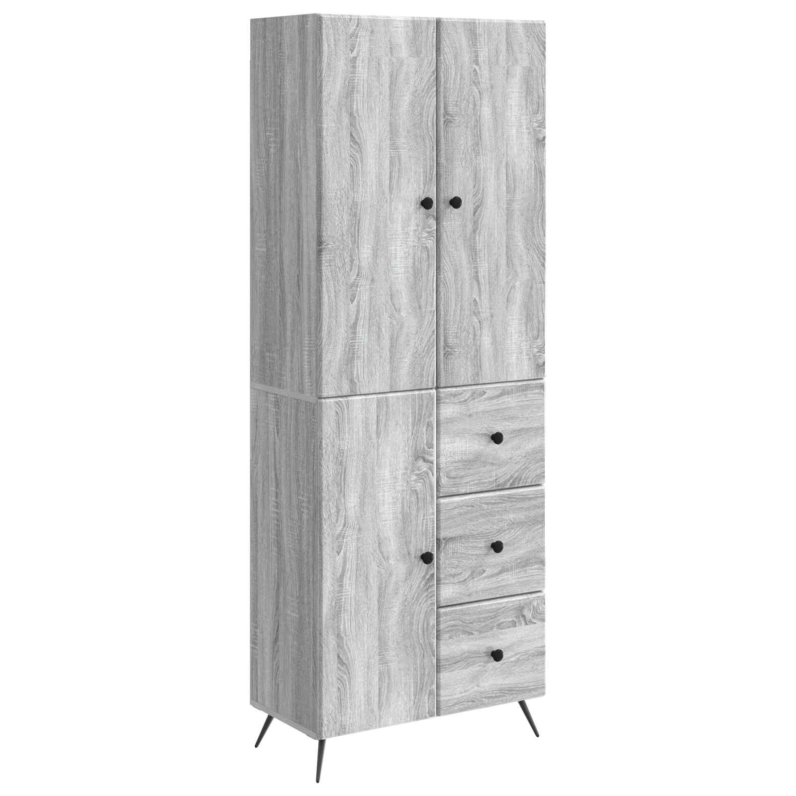 Ensemble de Meubles 2 pcs Sonoma gris Bois d'ingénierie - XIOS