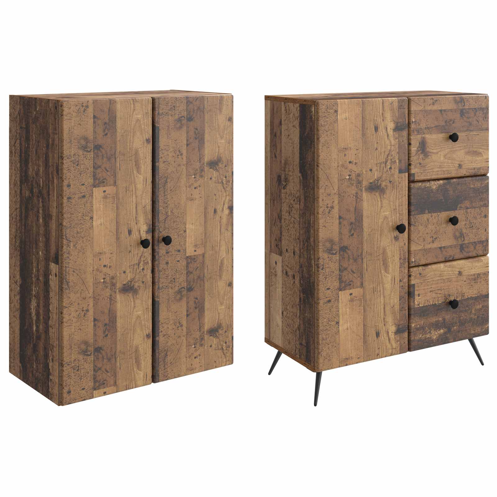 Ensemble de Meubles 2 pcs Bois ancien Bois d'ingénierie - XIOS