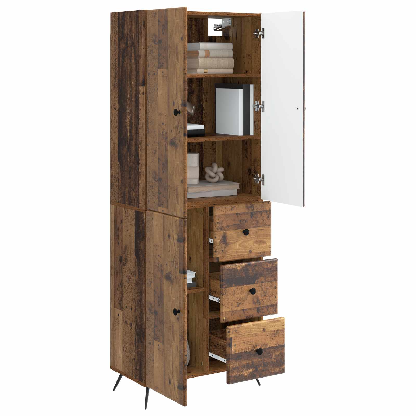 Ensemble de Meubles 2 pcs Bois ancien Bois d'ingénierie - XIOS
