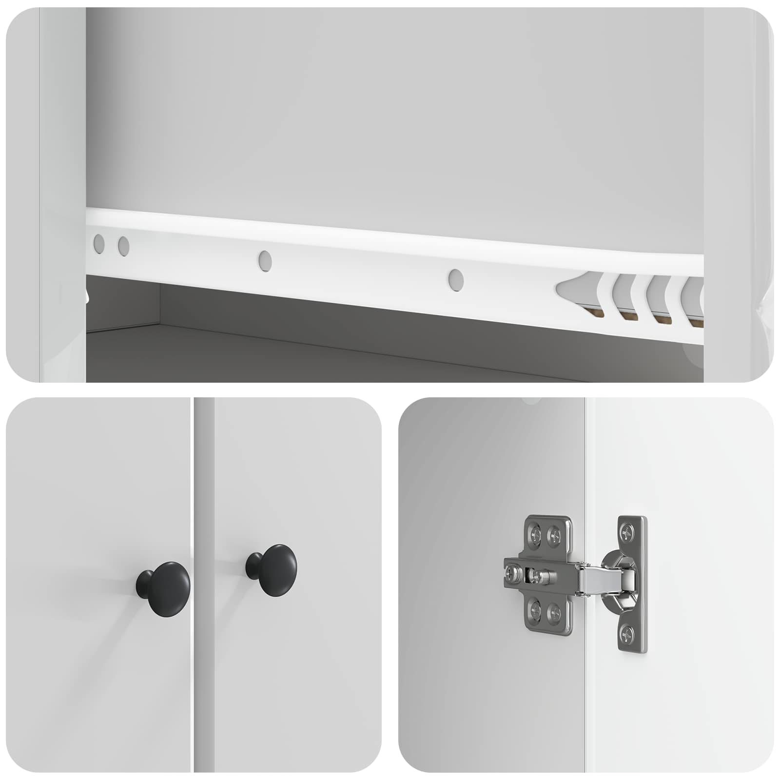 2 pc Blanc brillant - XIOS