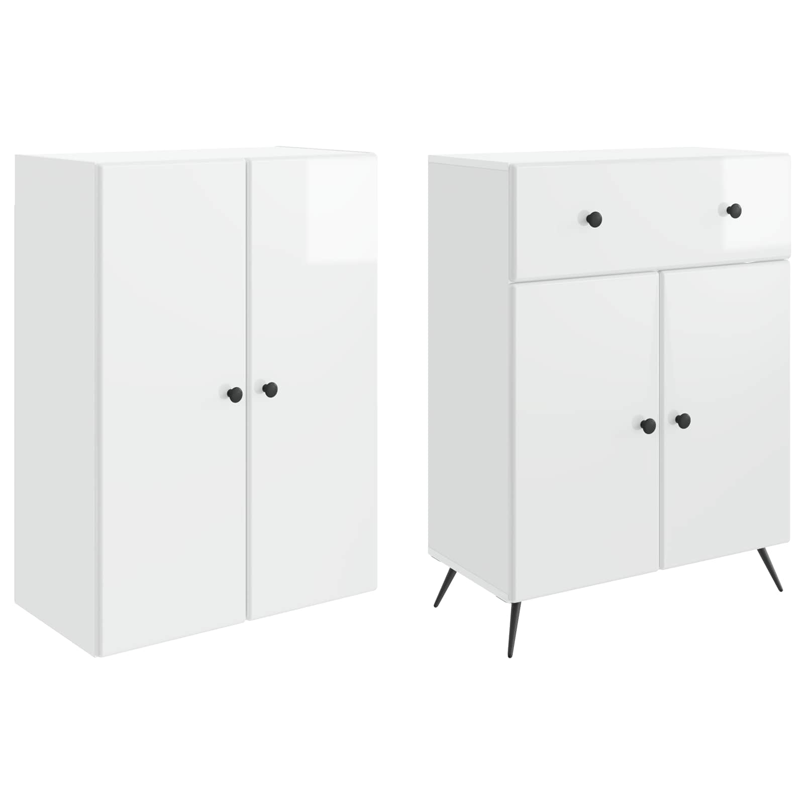 2 pc Blanc brillant - XIOS