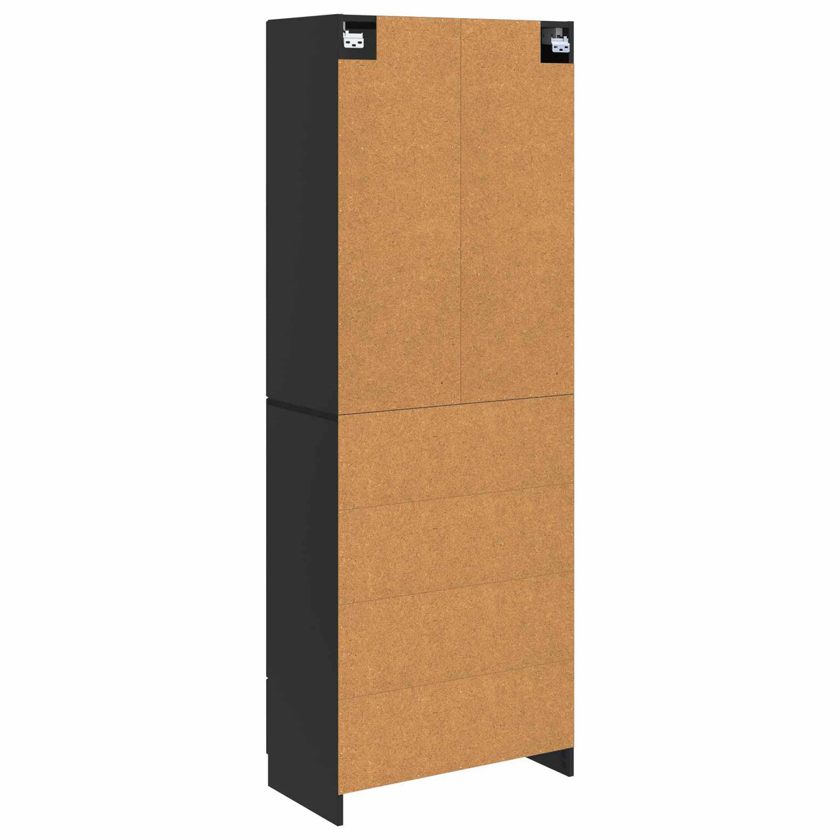 Ensemble de Meubles 2 pc Noir Bois d'ingénierie - XIOS