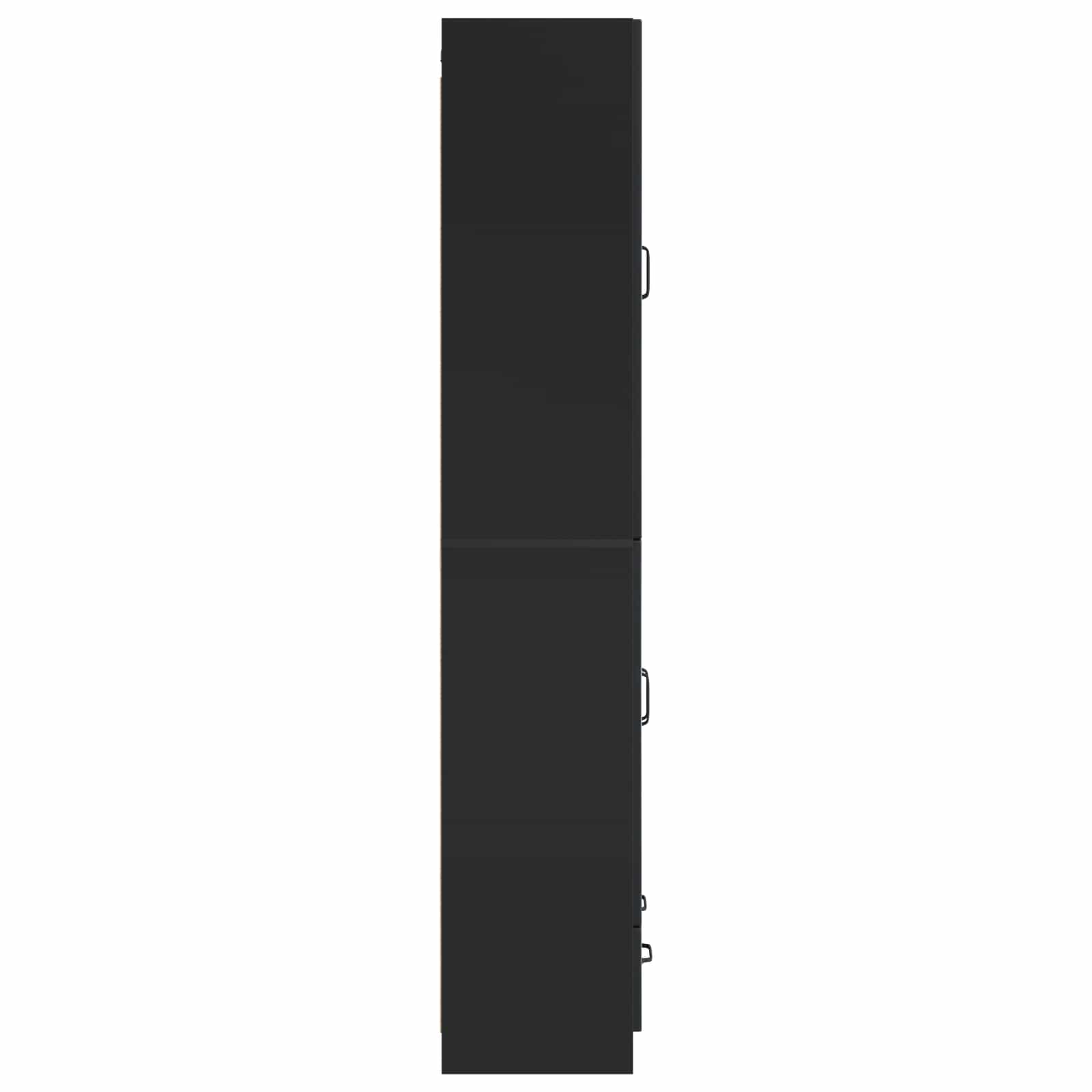 Ensemble de Meubles 2 pc Noir Bois d'ingénierie - XIOS