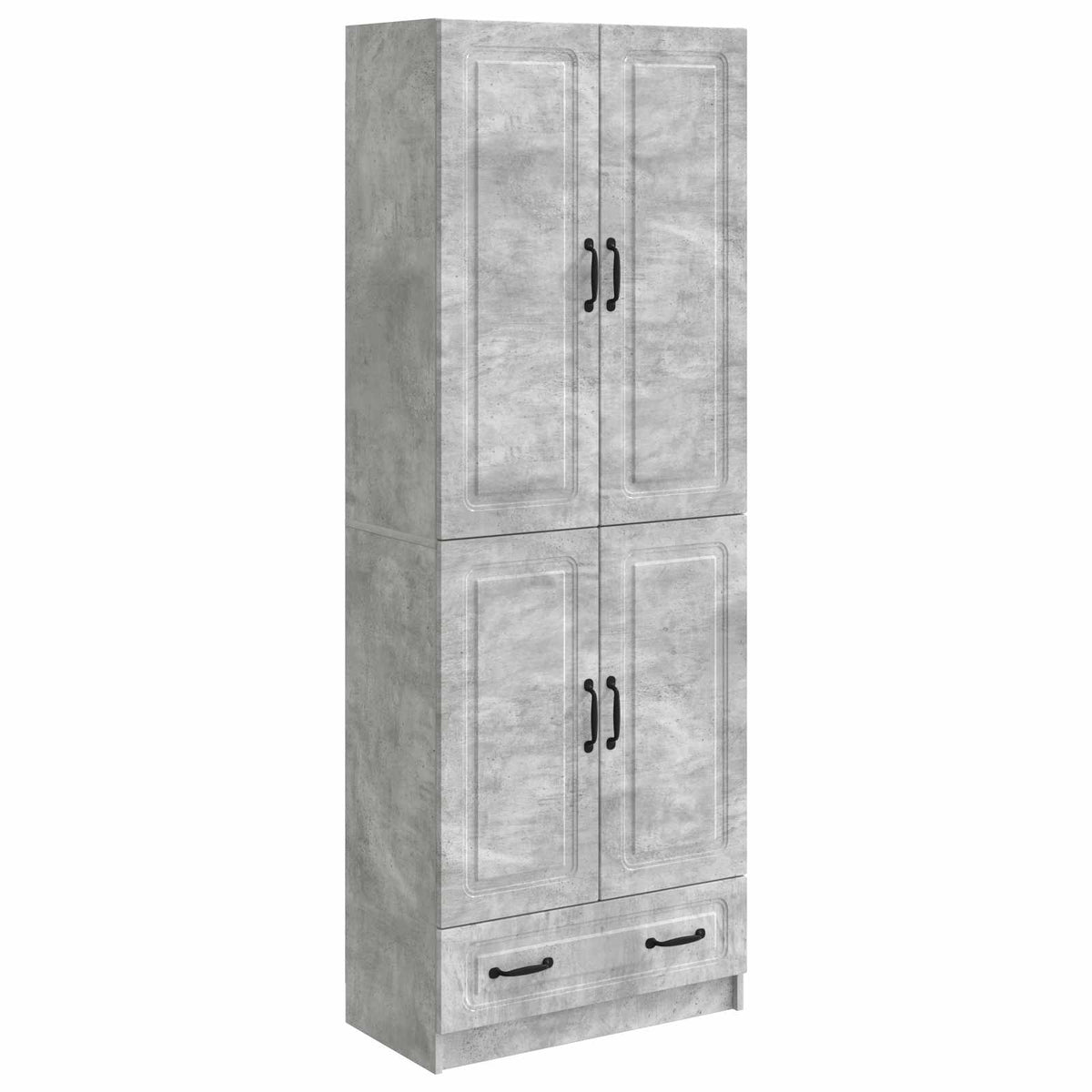 Ensemble de Meubles 2 pc Gris béton Bois d'ingénierie - XIOS