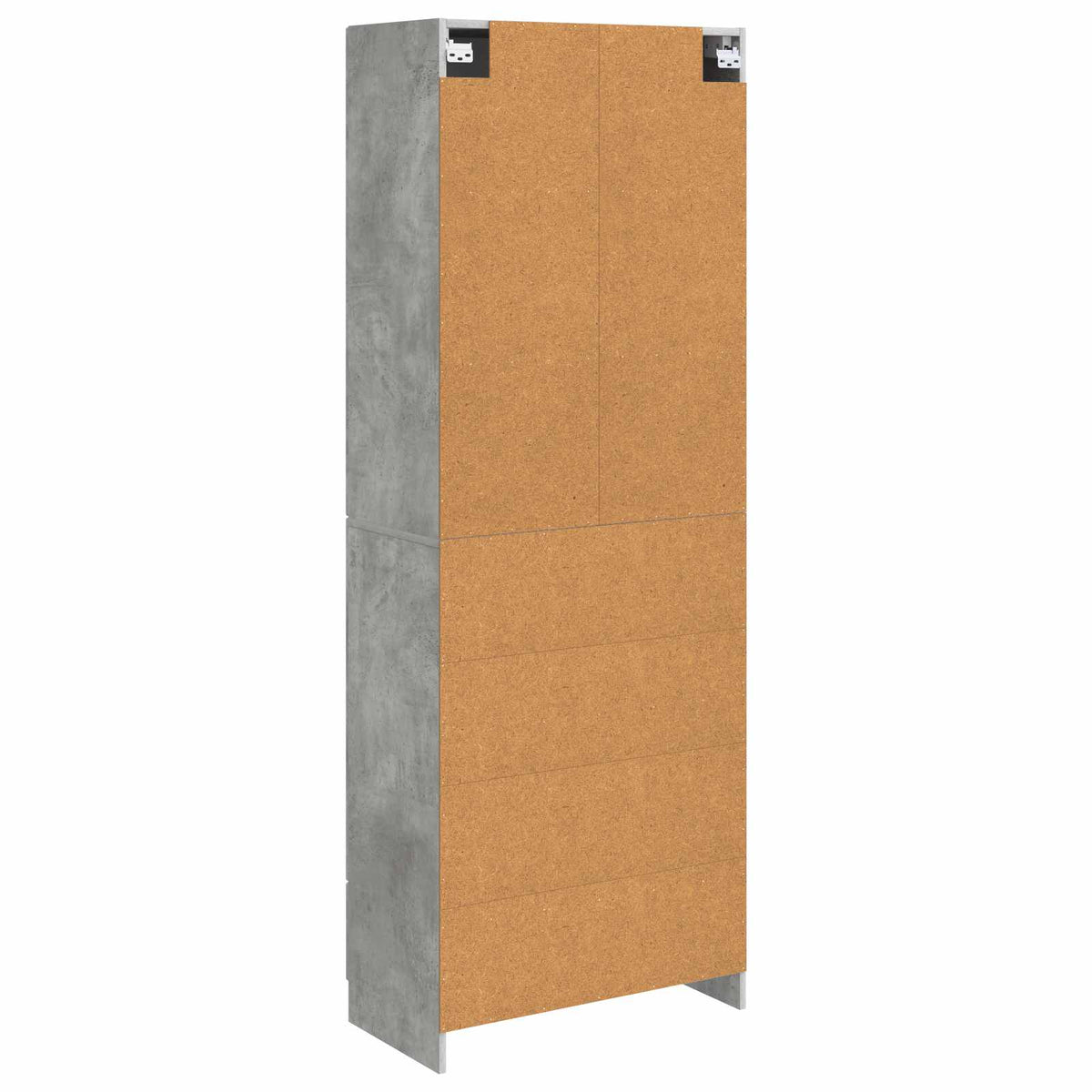 Ensemble de Meubles 2 pc Gris béton Bois d'ingénierie - XIOS