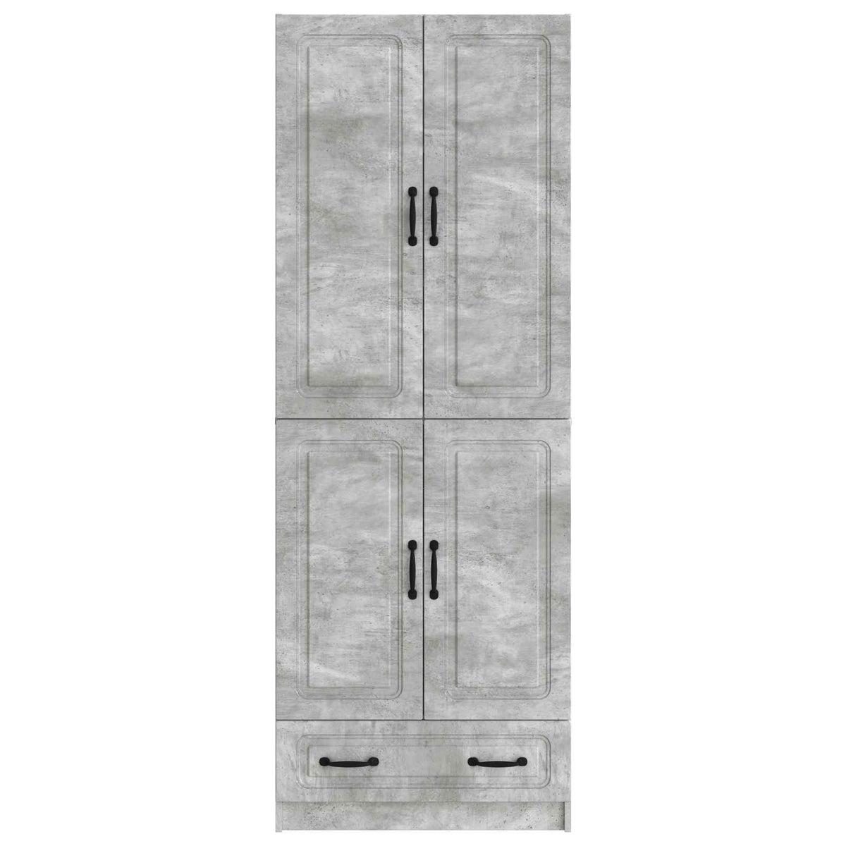 Ensemble de Meubles 2 pc Gris béton Bois d'ingénierie - XIOS