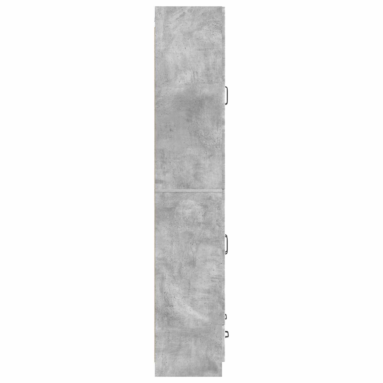 Ensemble de Meubles 2 pc Gris béton Bois d'ingénierie - XIOS