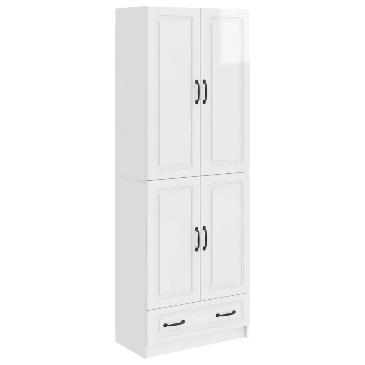 Ensemble de Meubles 2 pc Blanc brillant Bois d’ingénierie - XIOS