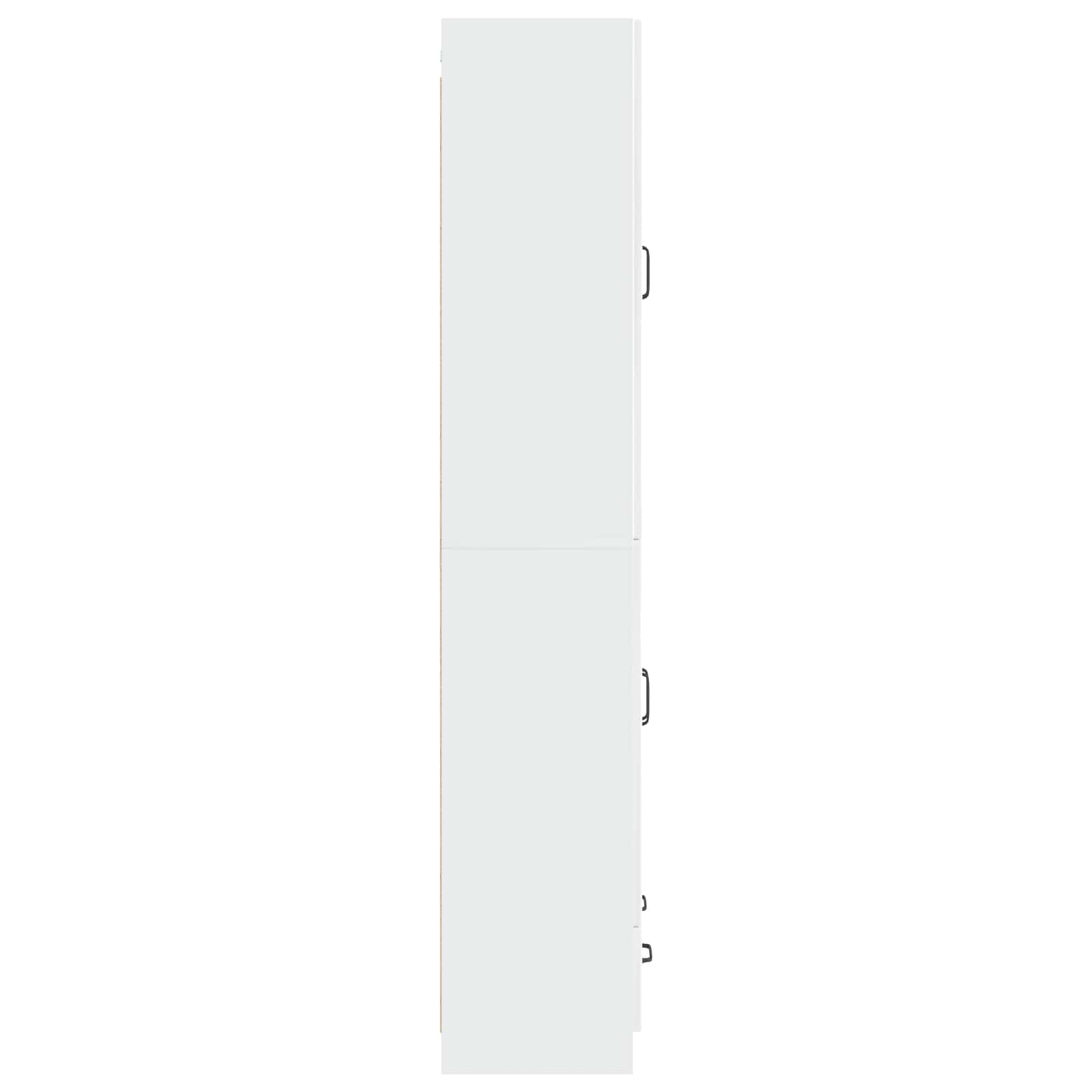 Ensemble de Meubles 2 pc Blanc brillant Bois d'ingénierie - XIOS