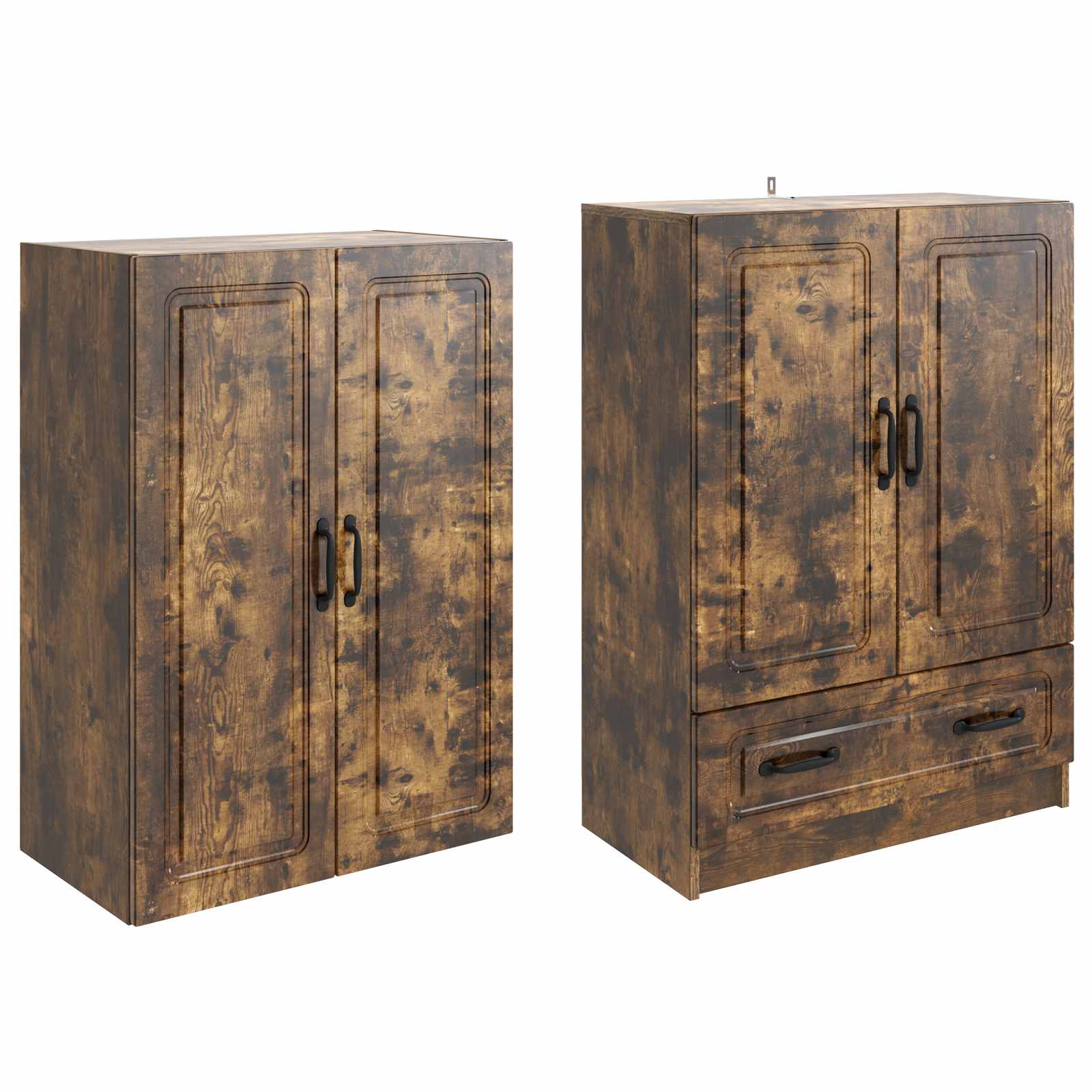Ensemble de Meubles 2 pc Chêne fumé Bois d'ingénierie - XIOS