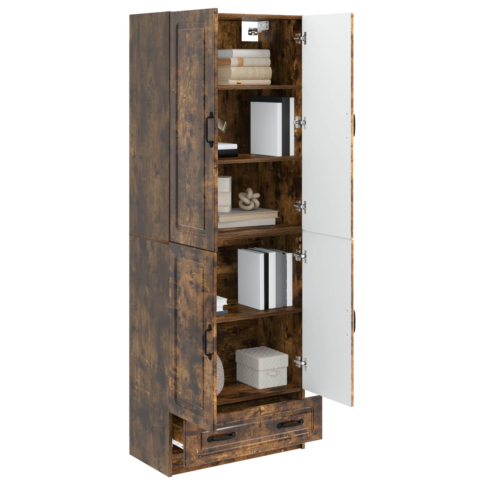 Ensemble de Meubles 2 pc Chêne fumé Bois d'ingénierie - XIOS