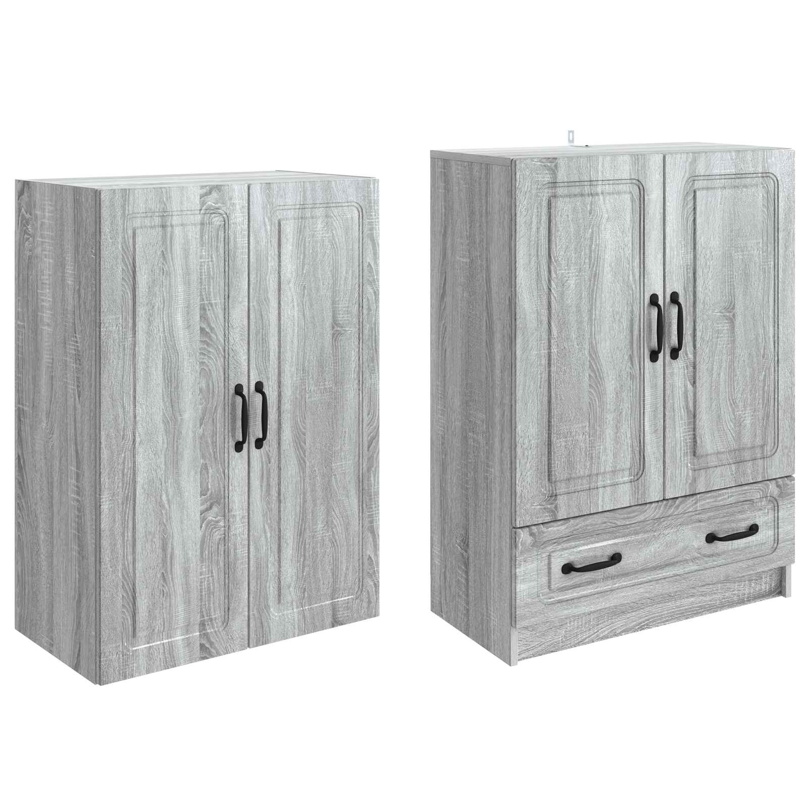 Ensemble de Meubles 2 pc Sonoma gris Bois d'ingénierie - XIOS