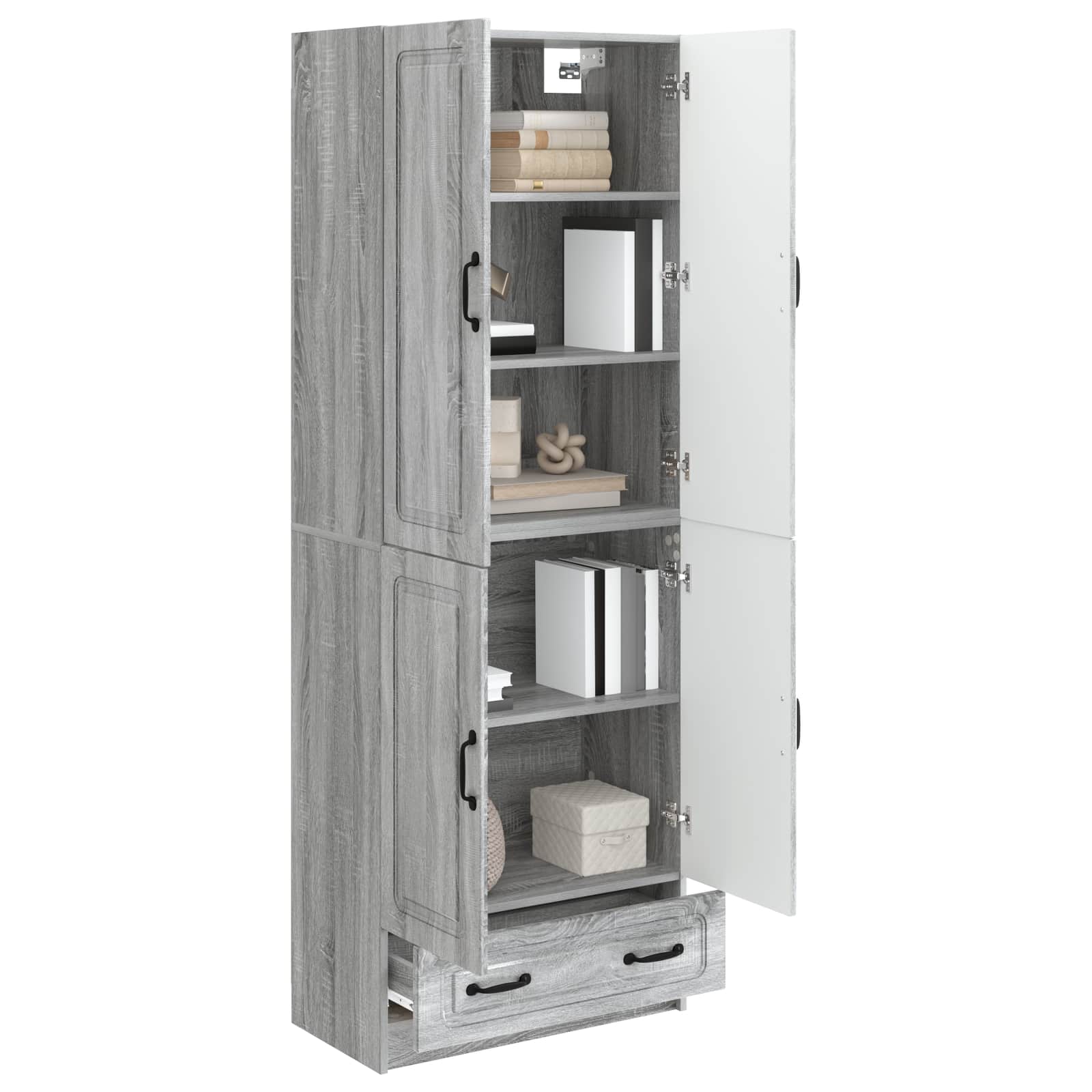 Ensemble de Meubles 2 pc Sonoma gris Bois d'ingénierie - XIOS