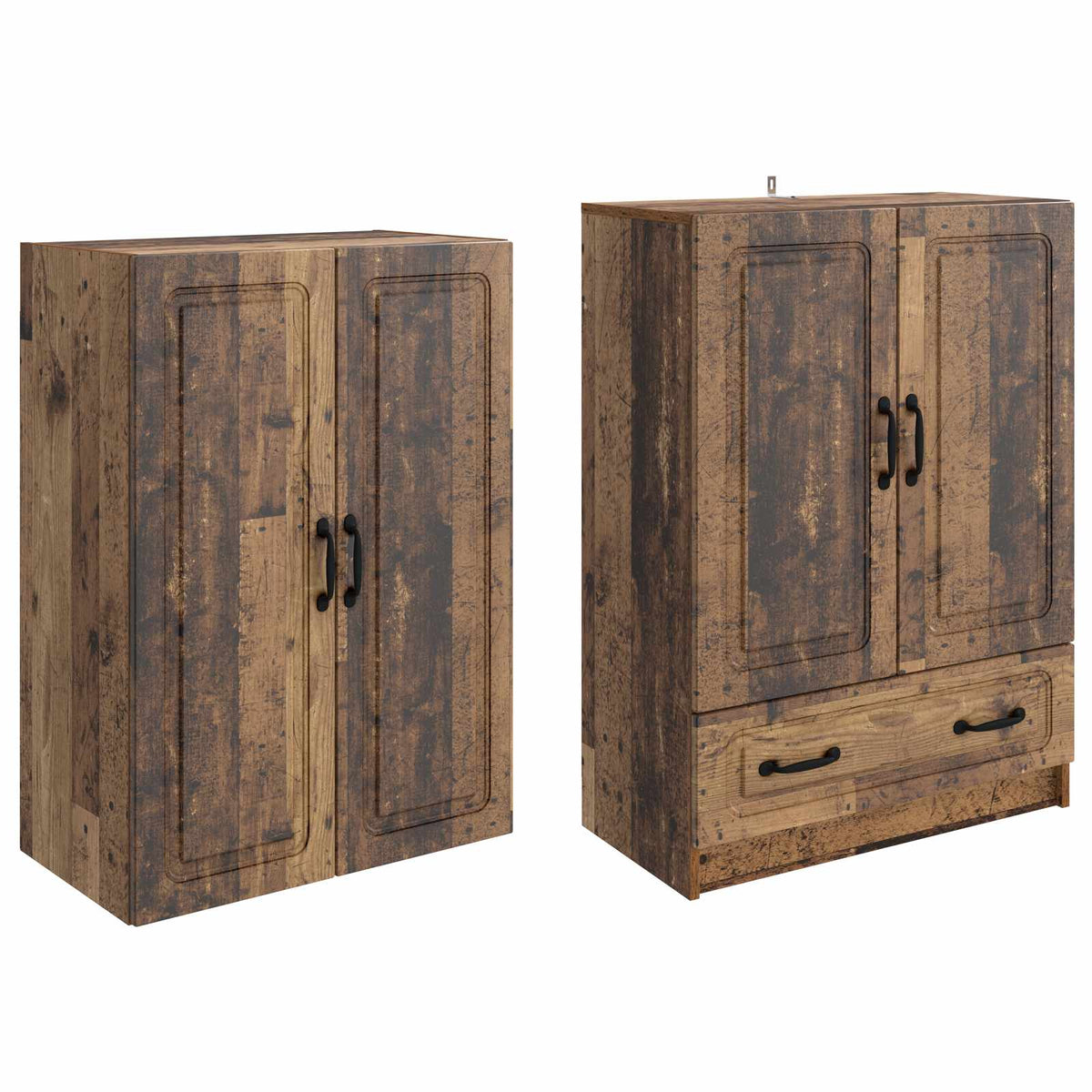 Ensemble de Meubles 2 pc Bois ancien Bois d'ingénierie - XIOS