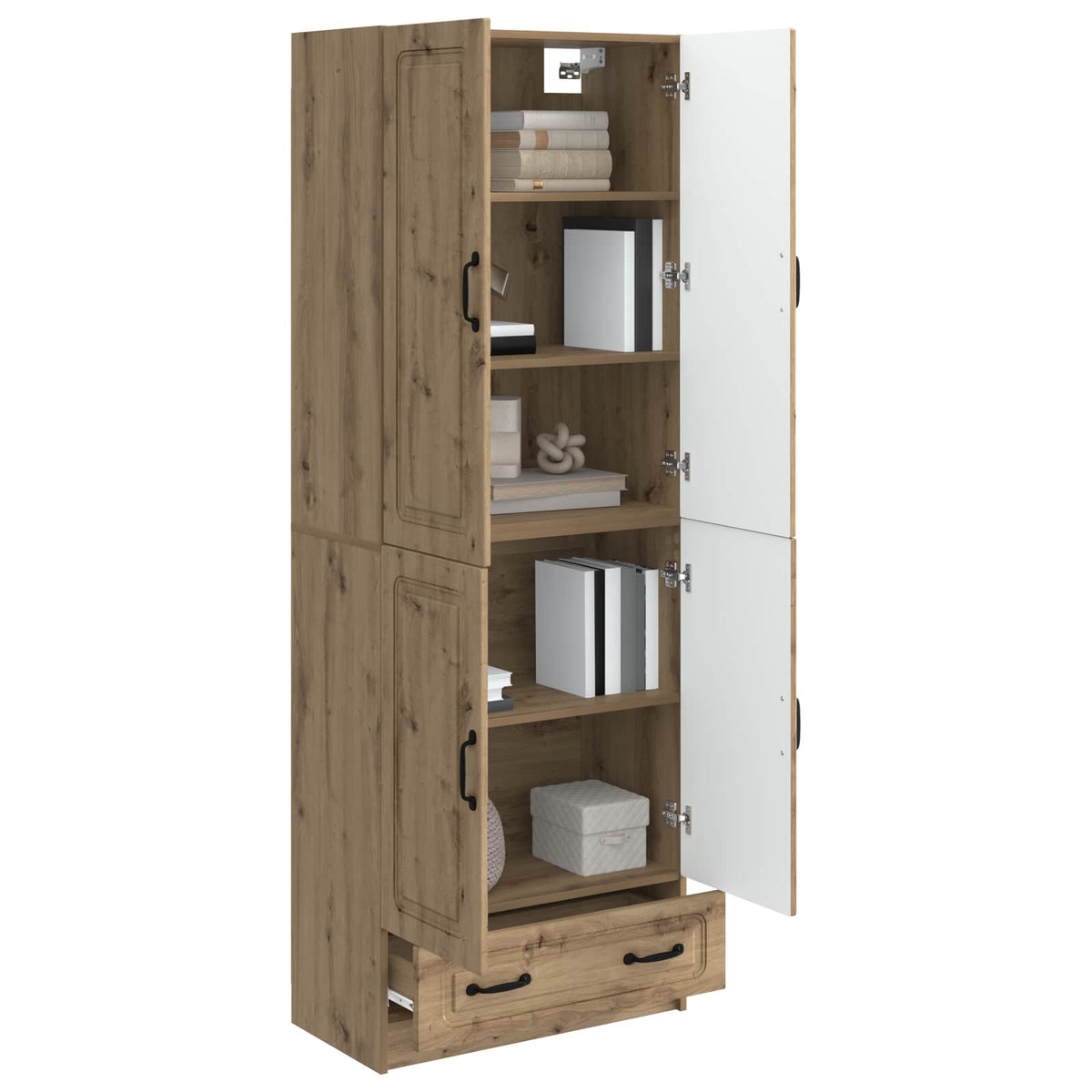 Ensemble de Meubles 2 pc Chêne artisanal Bois d'ingénierie - XIOS