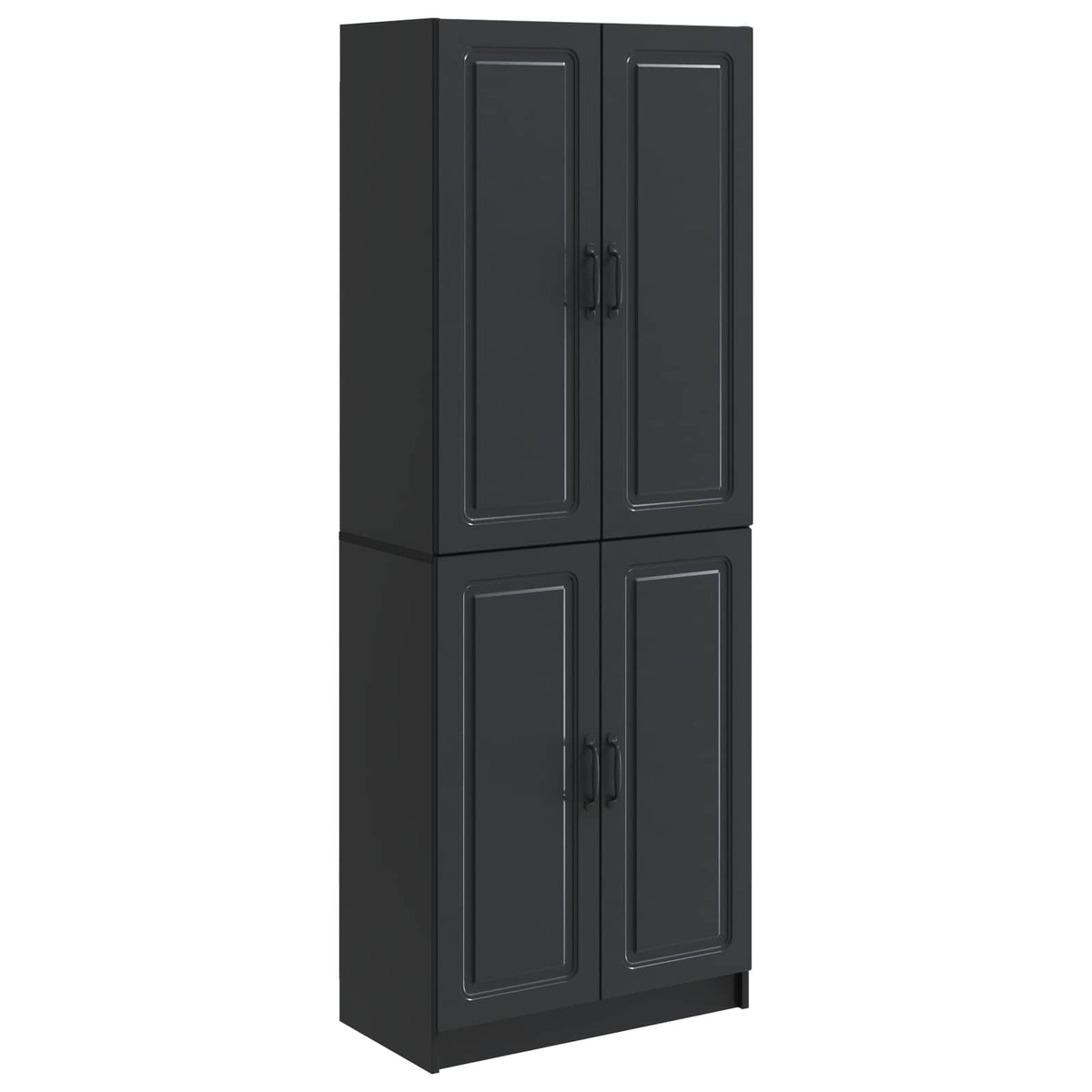 Ensemble de Meubles 2 pc Noir Bois d'ingénierie - XIOS