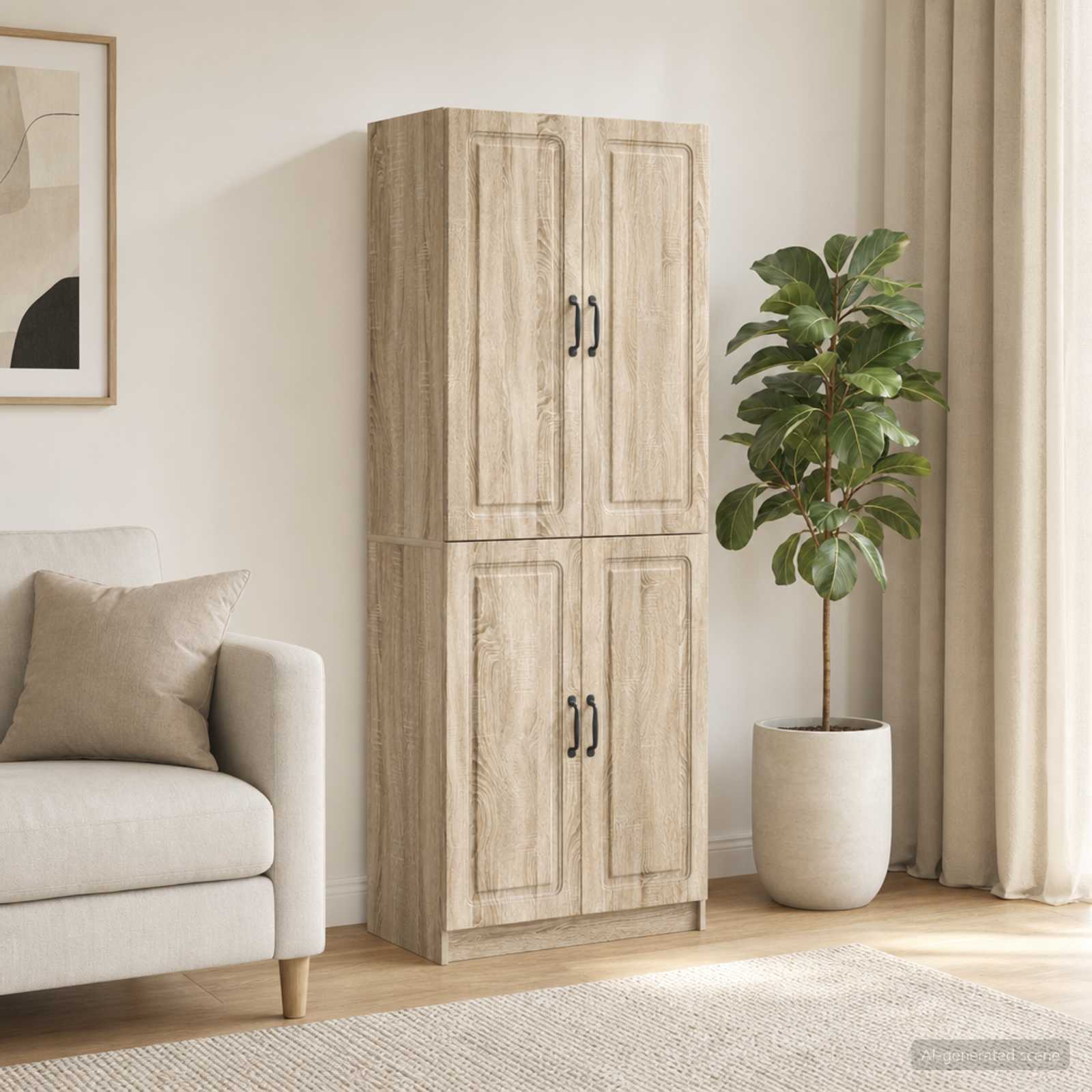 Ensemble de Meubles 2 pc Chêne Sonoma Bois d'ingénierie - XIOS