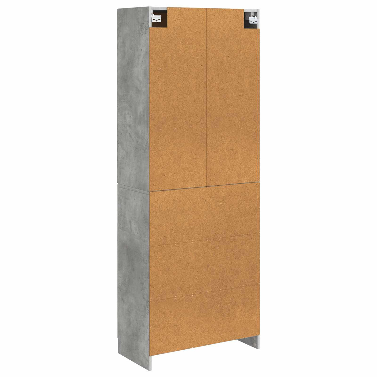 Ensemble de Meubles 2 pc Gris béton Bois d'ingénierie - XIOS