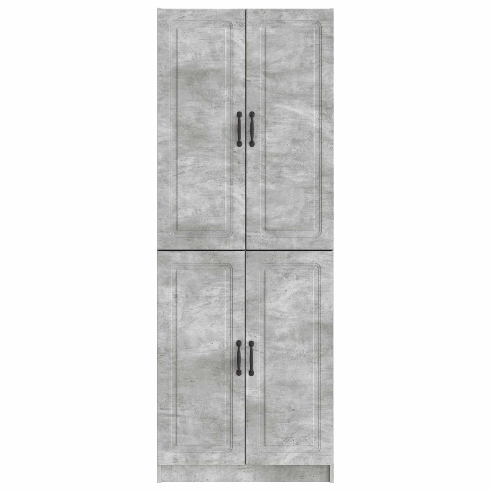 Ensemble de Meubles 2 pcs Gris béton Bois d'ingénierie - XIOS