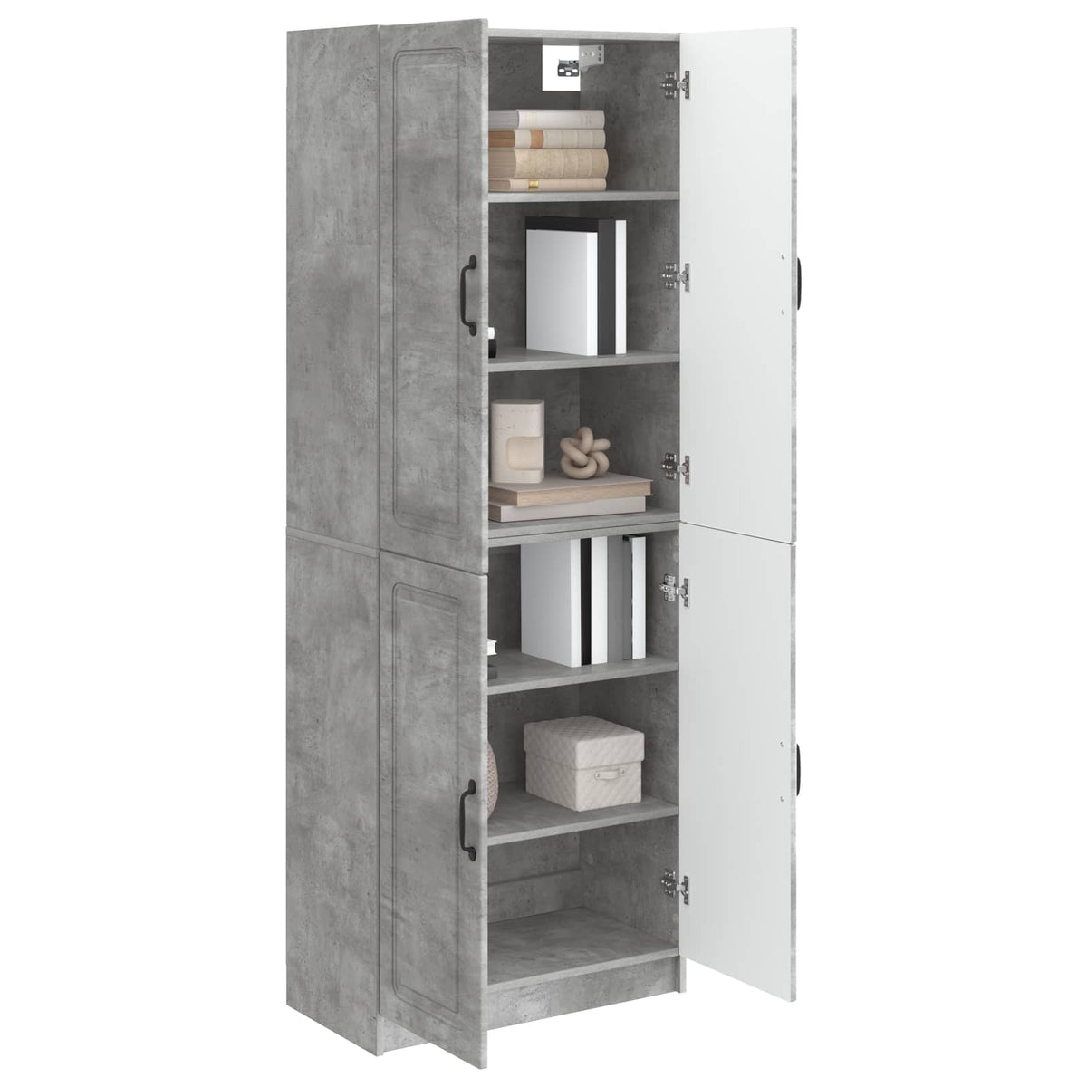Ensemble de Meubles 2 pc Gris béton Bois d'ingénierie - XIOS