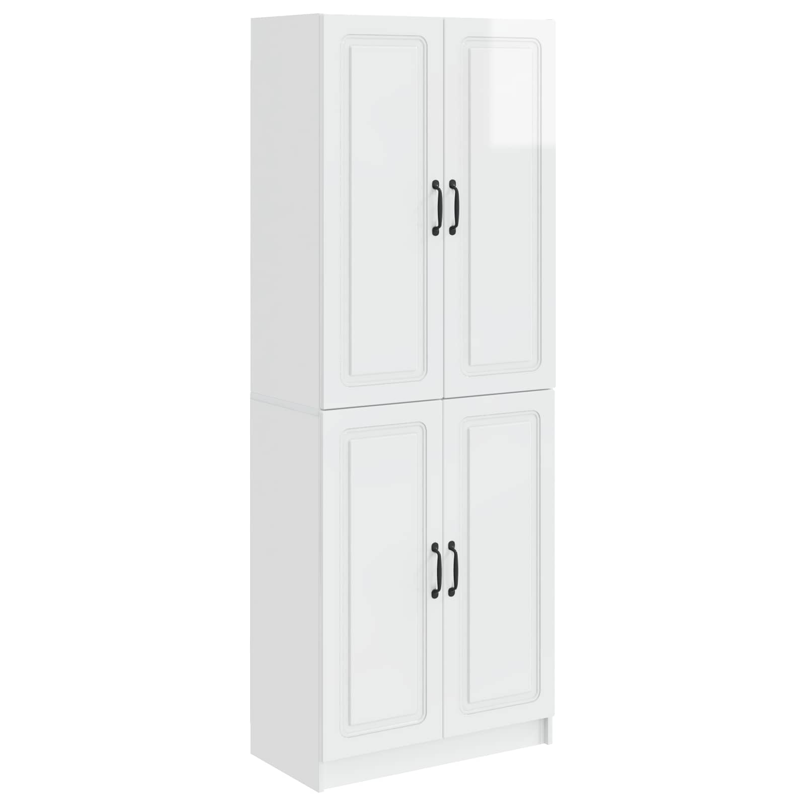 Ensemble de Meubles 2 pc Blanc brillant Bois d'ingénierie - XIOS