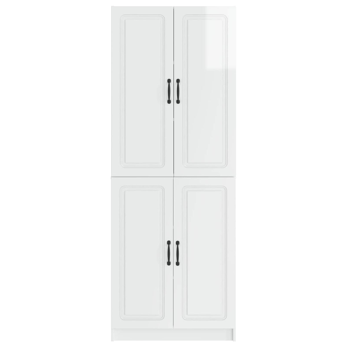 Ensemble de Meubles 2 pc Blanc brillant Bois d'ingénierie - XIOS