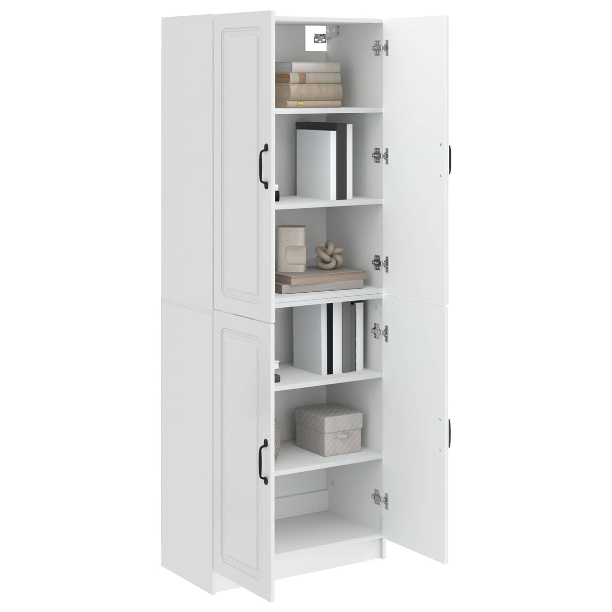 Ensemble de Meubles 2 pc Blanc brillant Bois d'ingénierie - XIOS