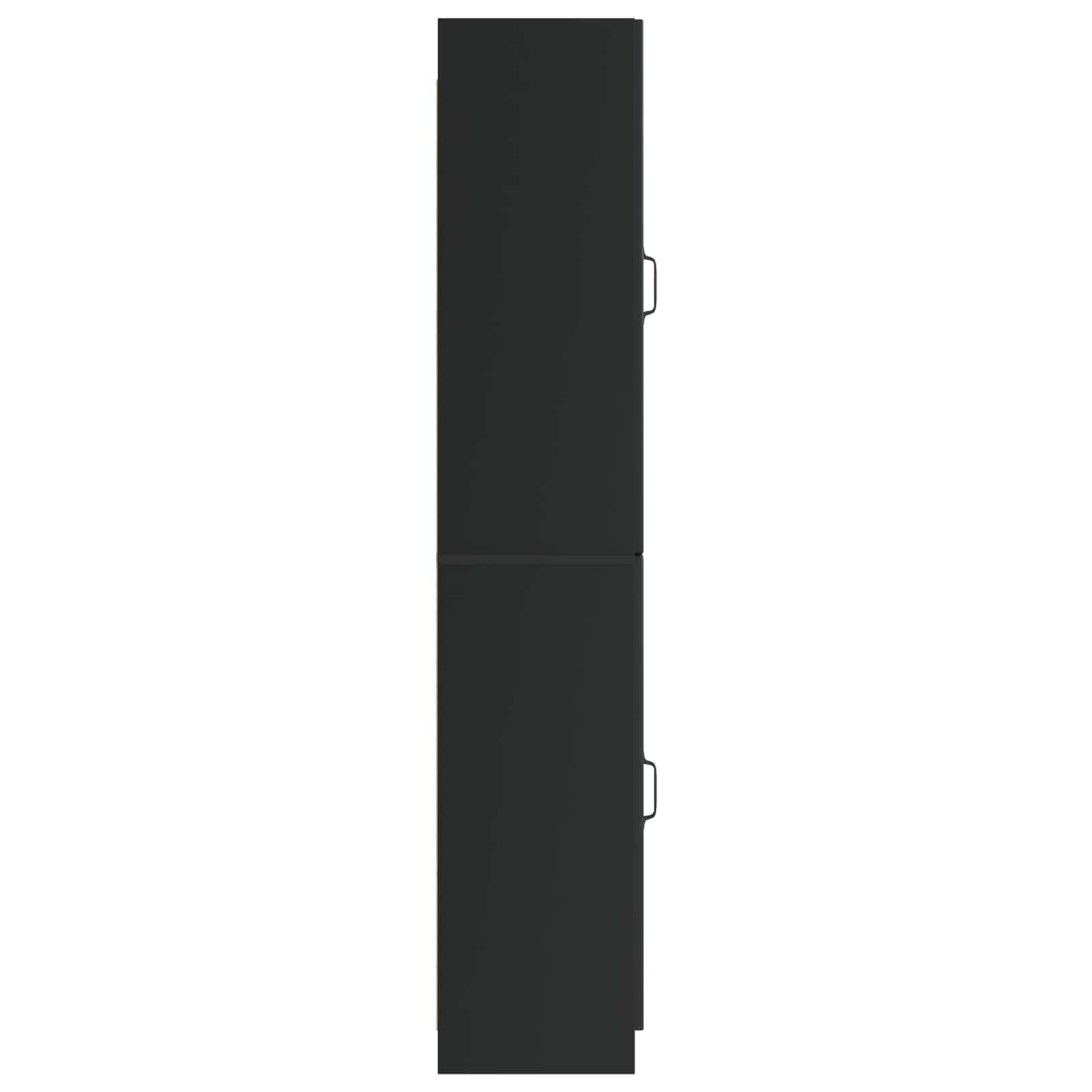 Ensemble de Meubles 2 pcs Noir Bois d'ingénierie - XIOS