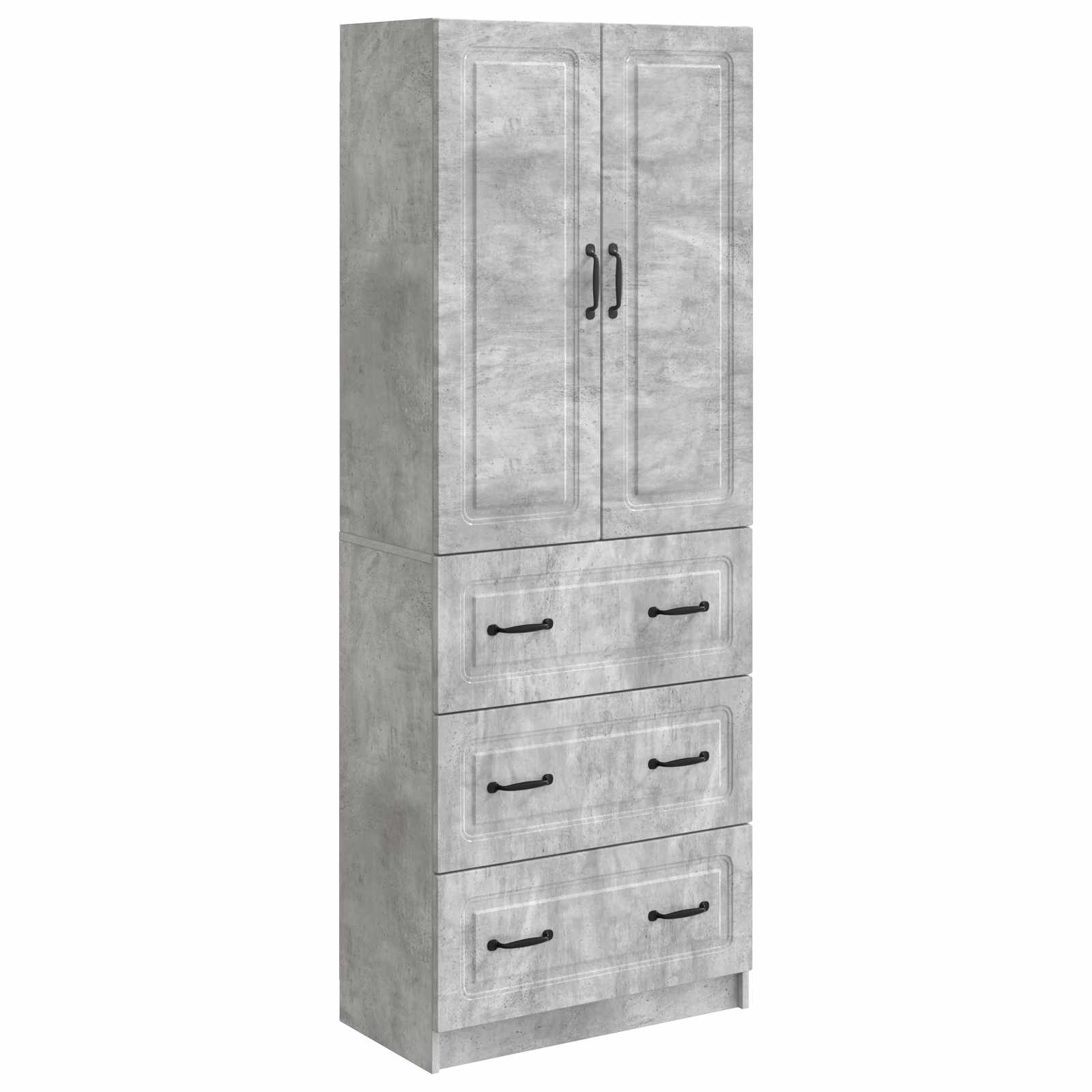 Ensemble de Meubles 2 pcs Gris béton 66 x 34,5 x 87 cm - XIOS