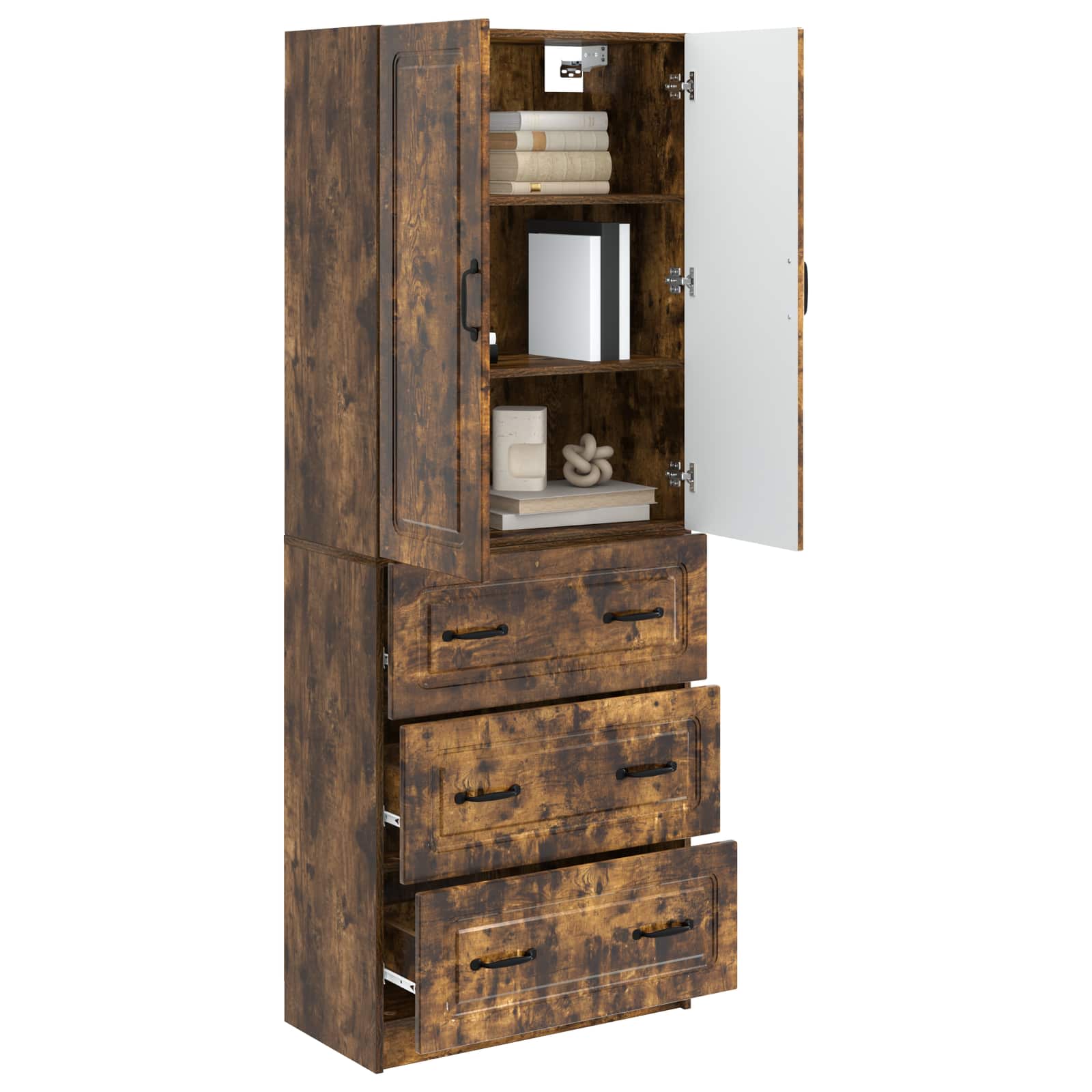 Ensemble de Meubles 2 pcs Chêne fumé 66 x 34,5 x 87 cm - XIOS