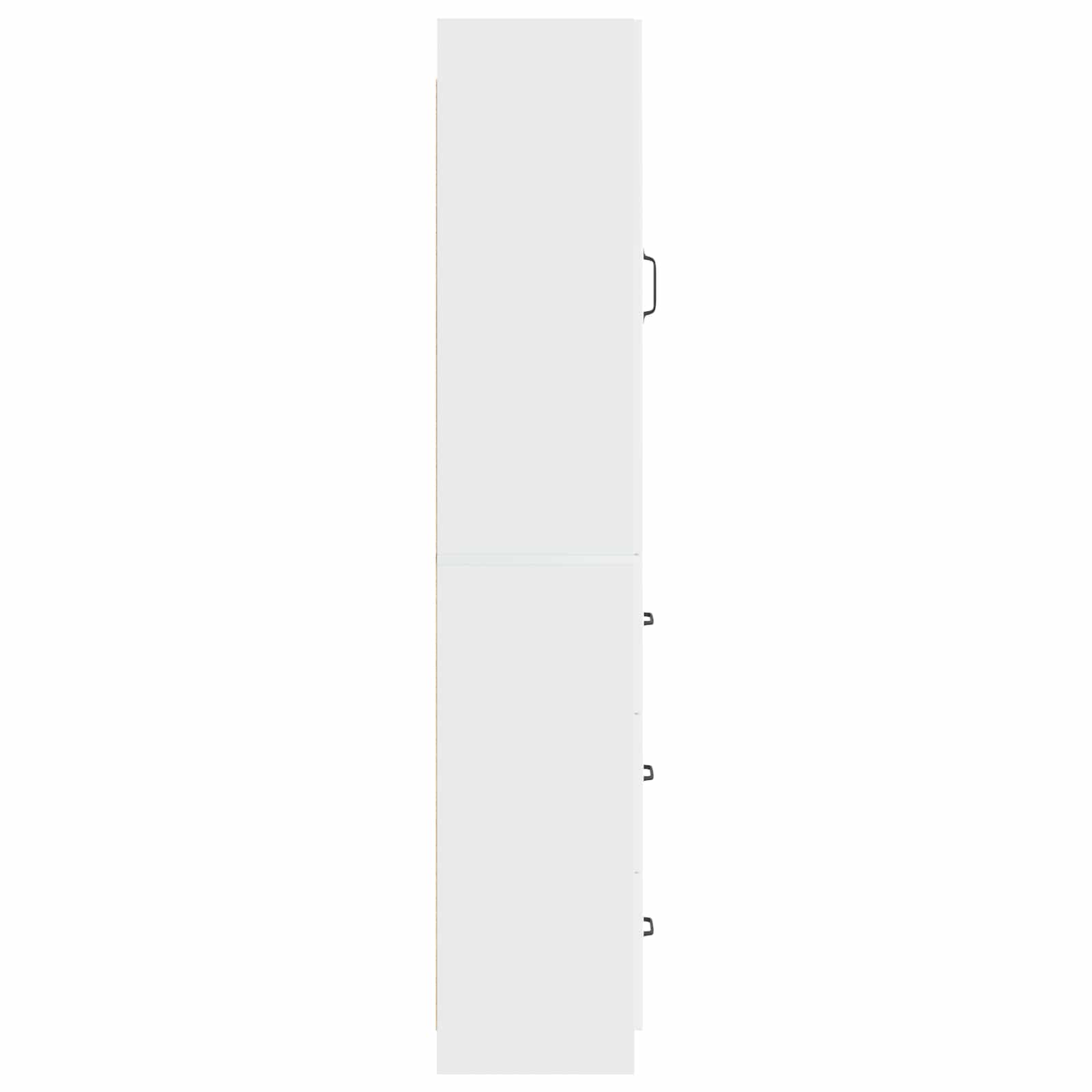 Ensemble de Meubles 2 pcs Blanc brillant 33 x 34,5 x 87 cm - XIOS