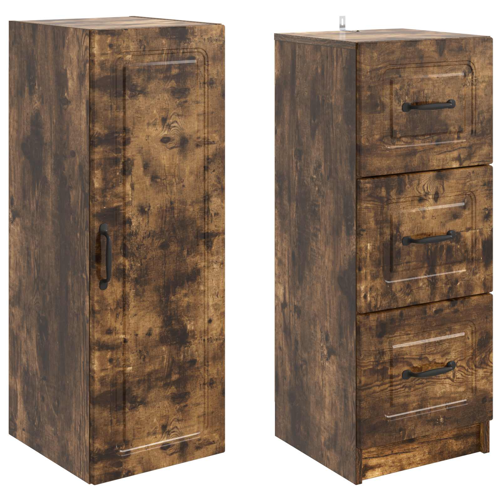 Ensemble de Meubles 2 pcs Chêne fumé 33 x 34,5 x 87 cm - XIOS