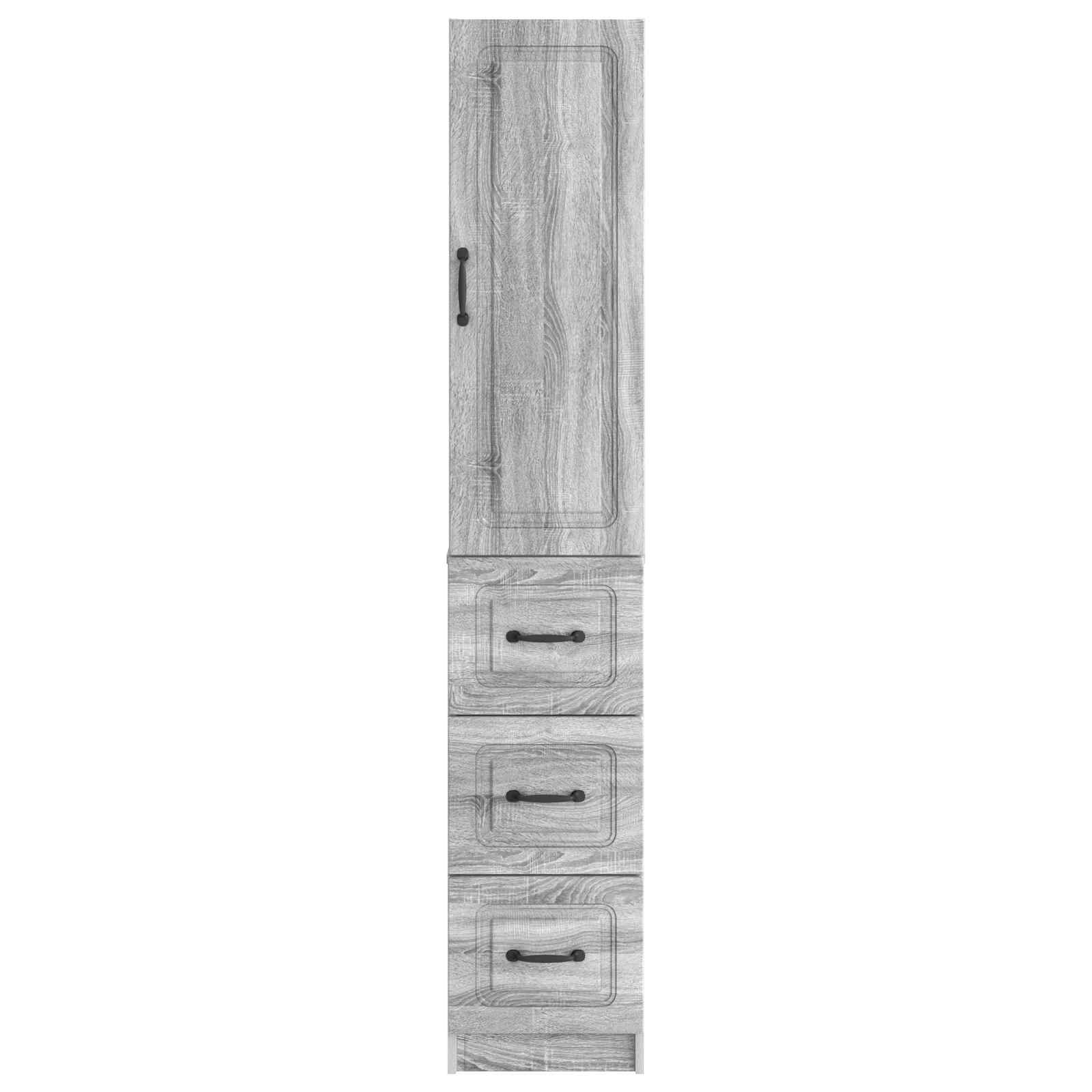 Ensemble de Meubles 2 pcs Sonoma gris 33 x 34,5 x 87 cm - XIOS