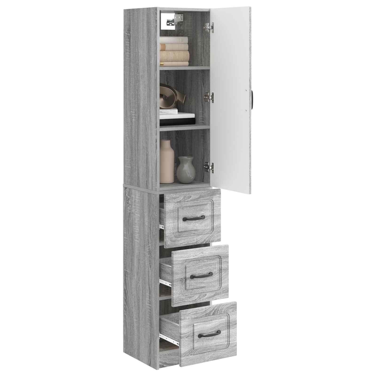Ensemble de Meubles 2 pcs Sonoma gris 33 x 34,5 x 87 cm - XIOS