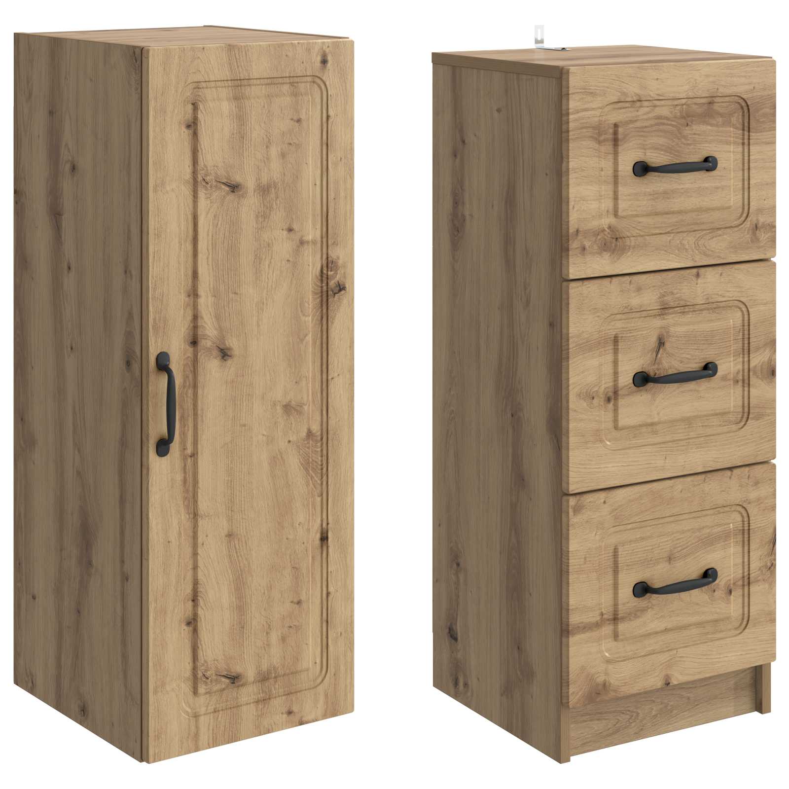 Ensemble de Meubles 2 pcs Chêne artisanal 33 x 34,5 x 87 cm - XIOS