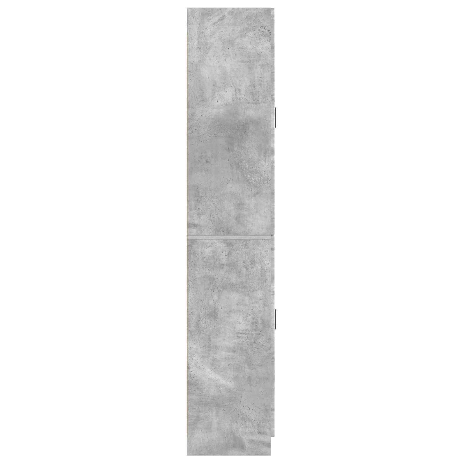 Ensemble de Meubles 2 pc Gris béton Bois d'ingénierie - XIOS