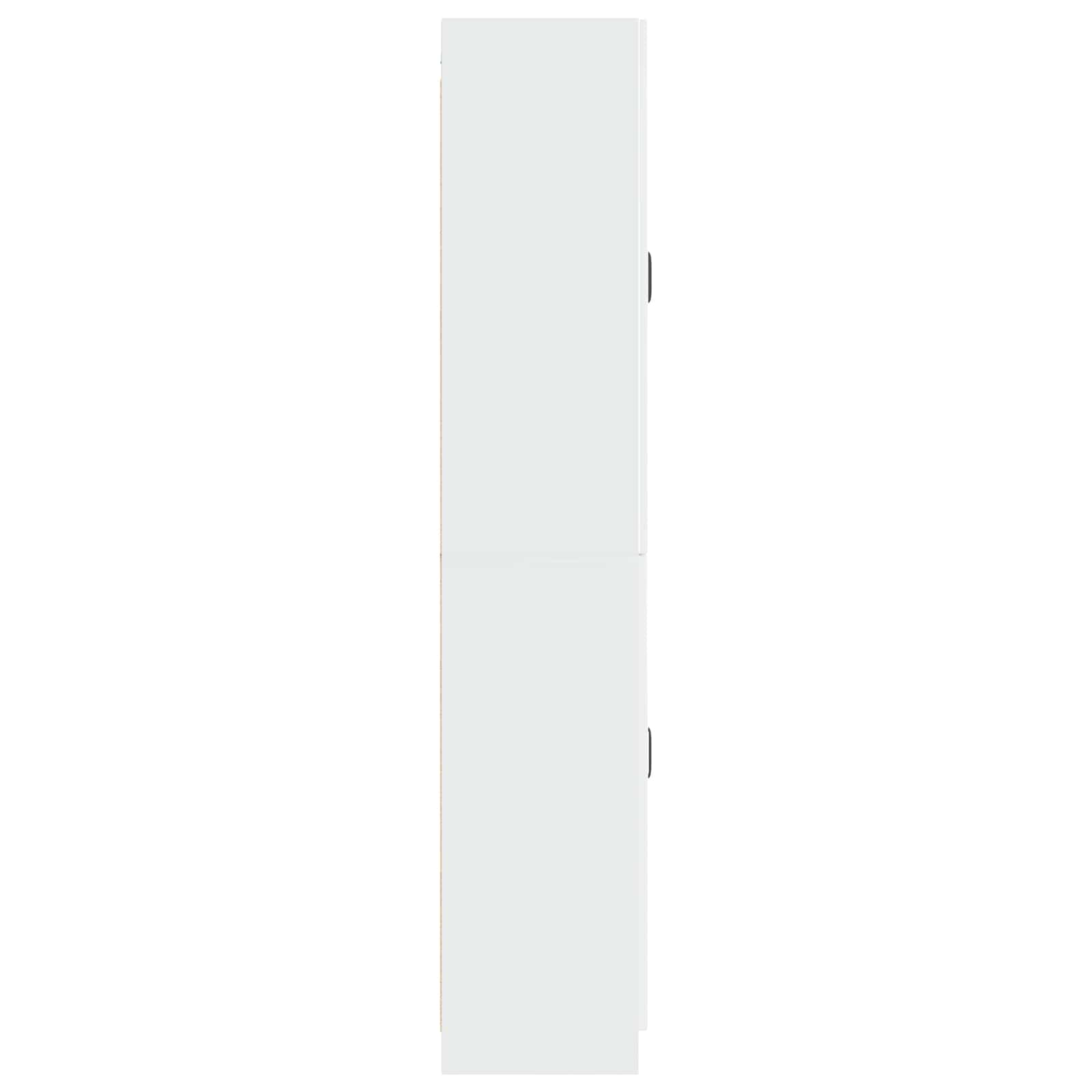 Ensemble de Meubles 2 pcs Blanc brillant Bois d'ingénierie - XIOS