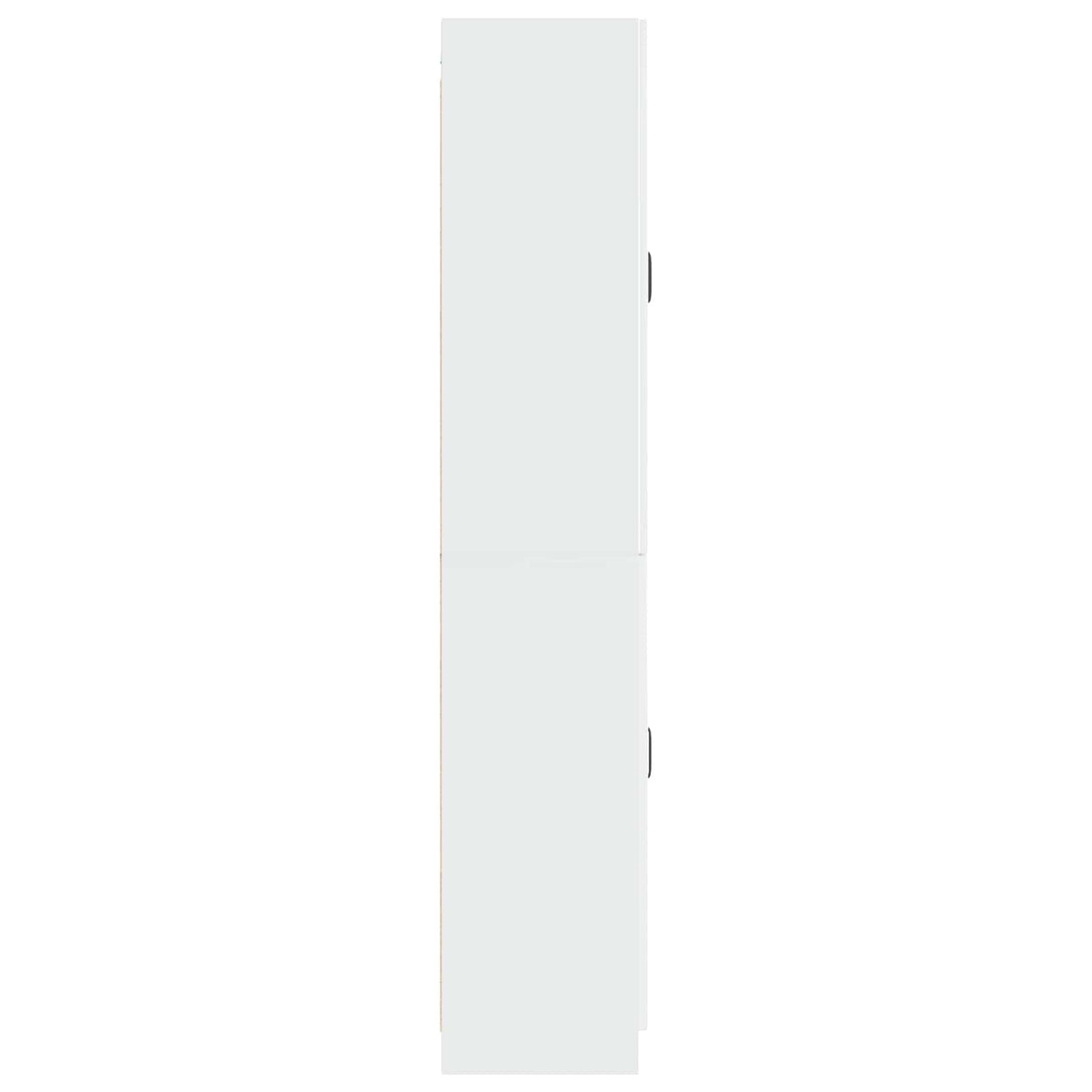 Ensemble de Meubles 2 pc Blanc brillant Bois d'ingénierie - XIOS