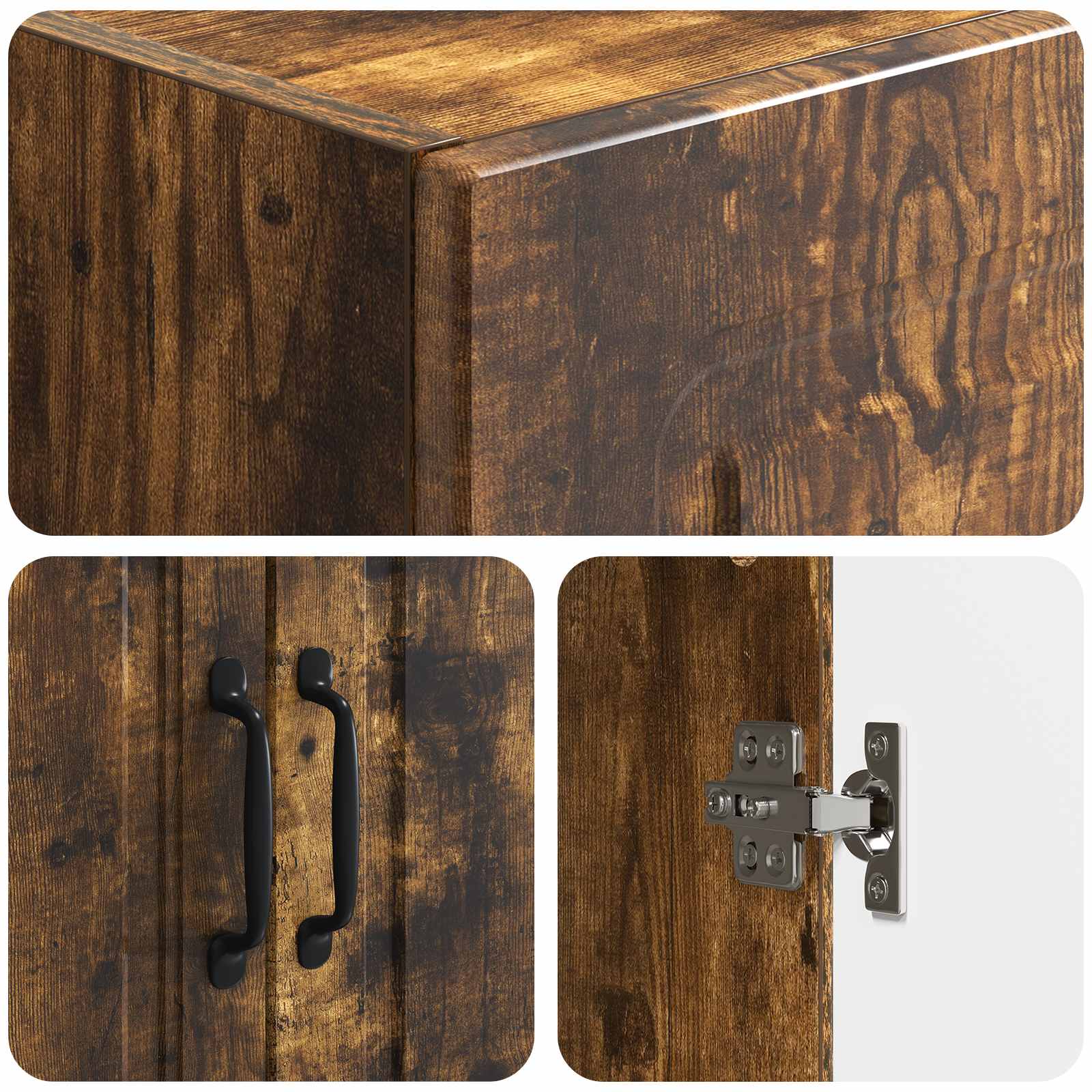 Ensemble de Meubles 2 pc Chêne fumé Bois d'ingénierie - XIOS