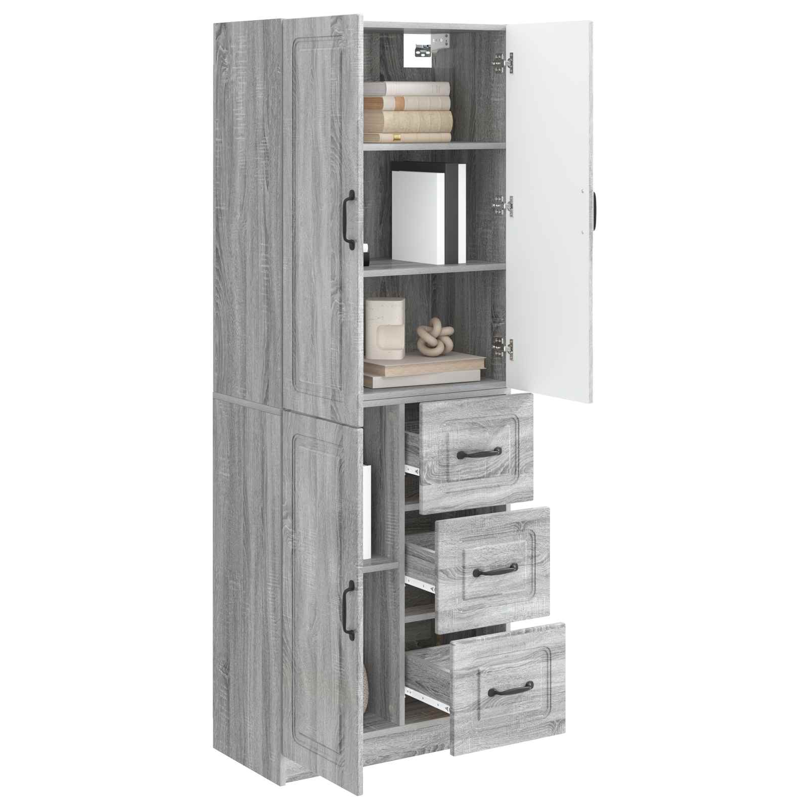 Ensemble de Meubles 2 pc Sonoma gris Bois d'ingénierie - XIOS
