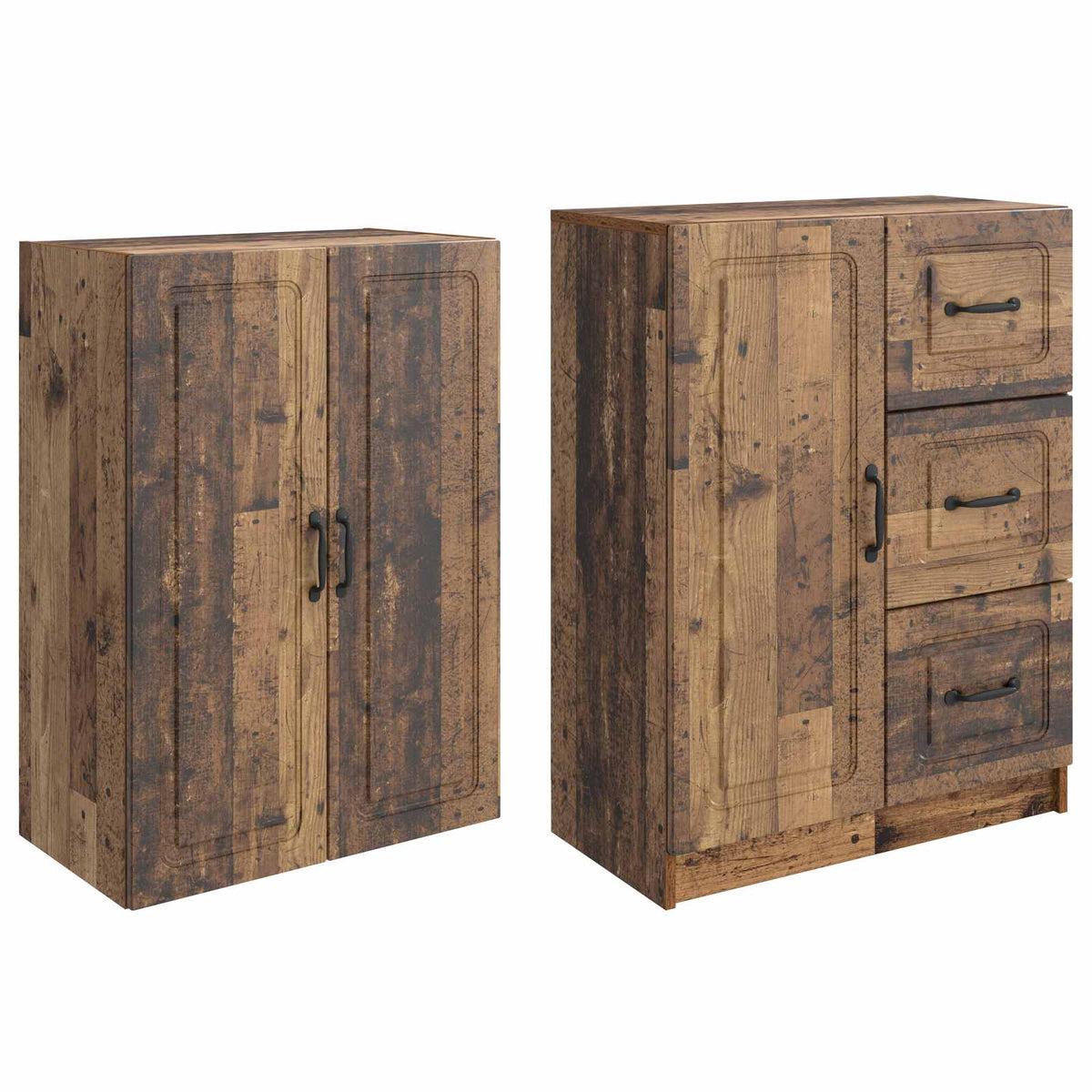 Ensemble de Meubles 2 pc Bois ancien Bois d'ingénierie - XIOS
