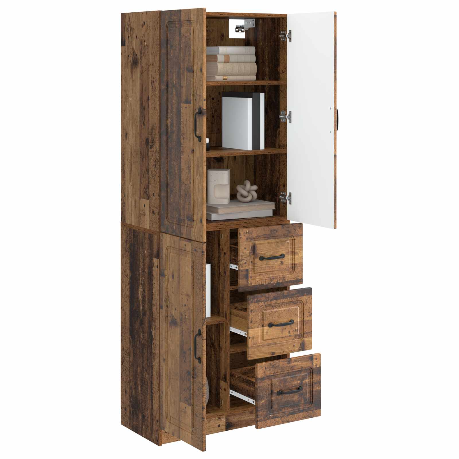 Ensemble de Meubles 2 pc Bois ancien Bois d'ingénierie - XIOS