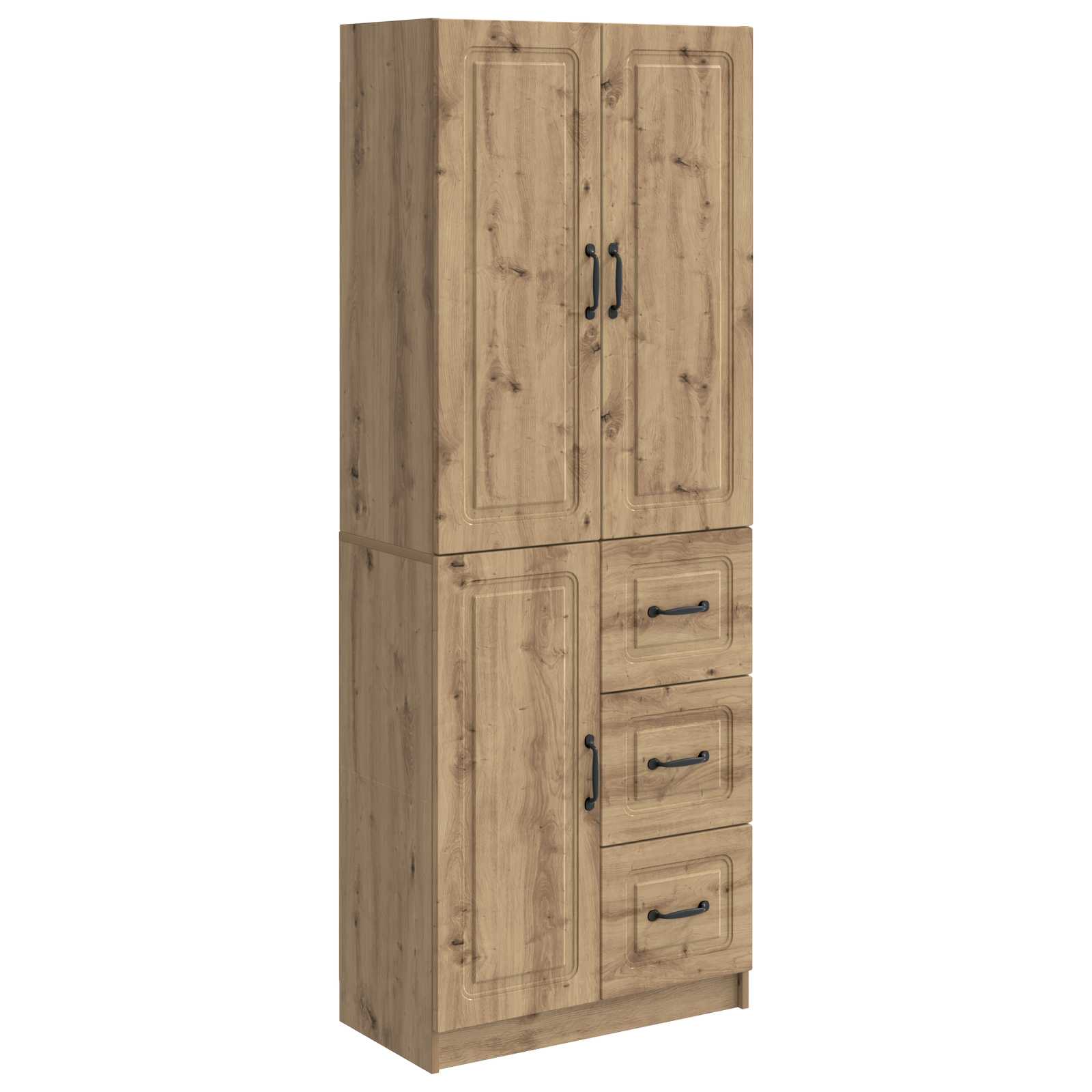 Ensemble de Meubles 2 pc Chêne artisanal Bois d'ingénierie - XIOS
