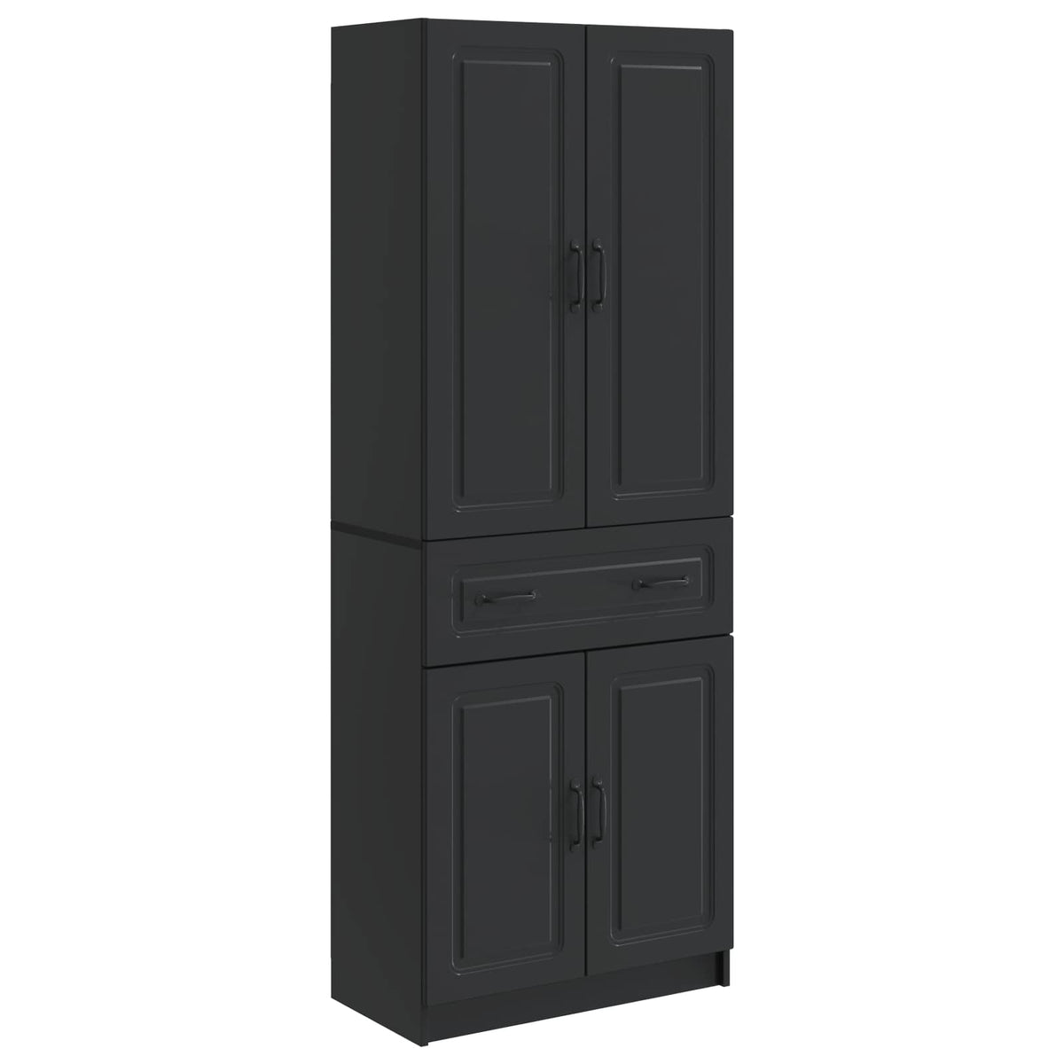 Ensemble de Meubles 2 pc Noir Bois d'ingénierie - XIOS