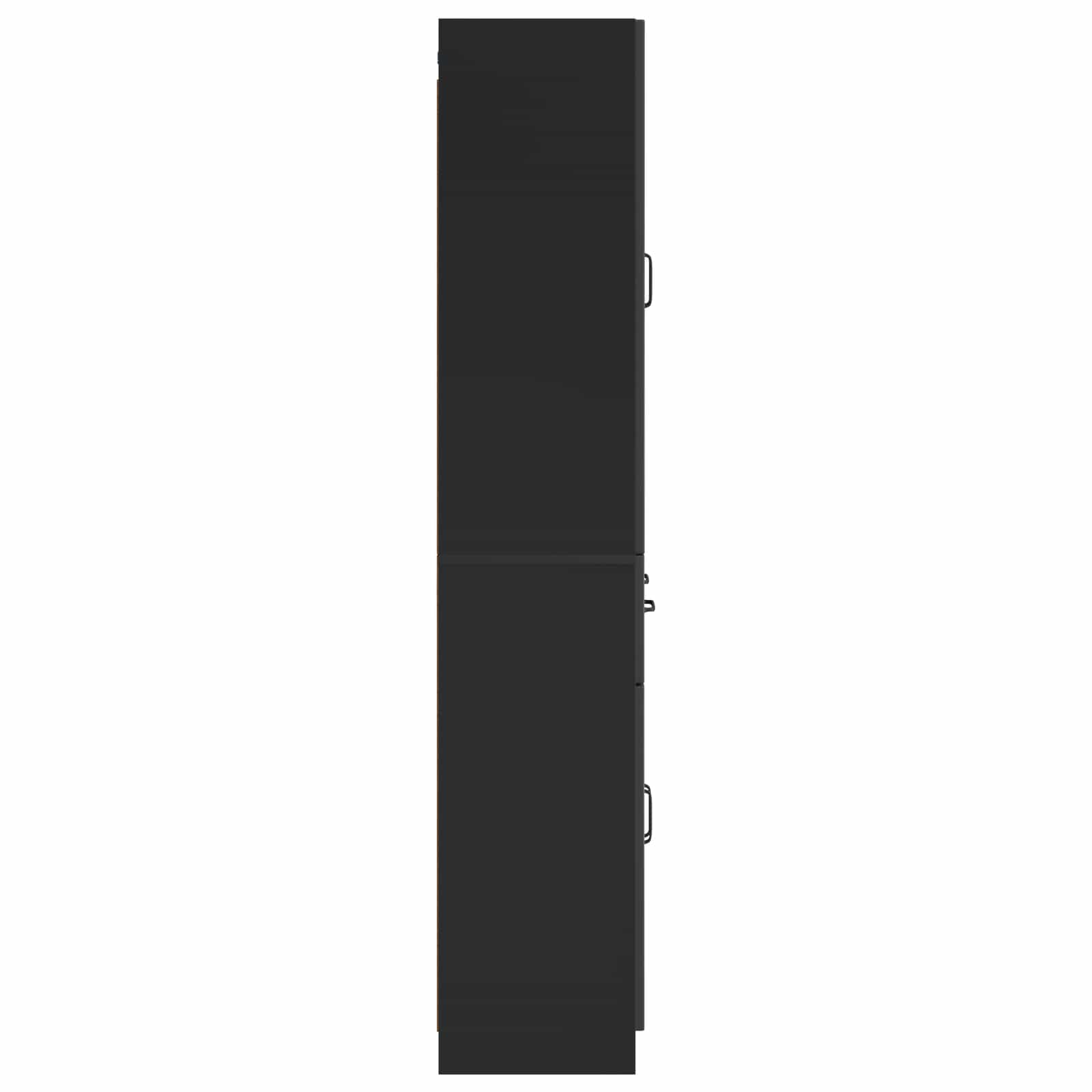 Ensemble de Meubles 2 pc Noir Bois d'ingénierie - XIOS